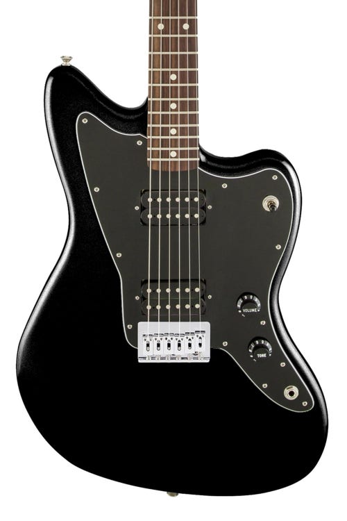 Squier Affinity Series Jazzmaster HH - Black | Sweetwater 