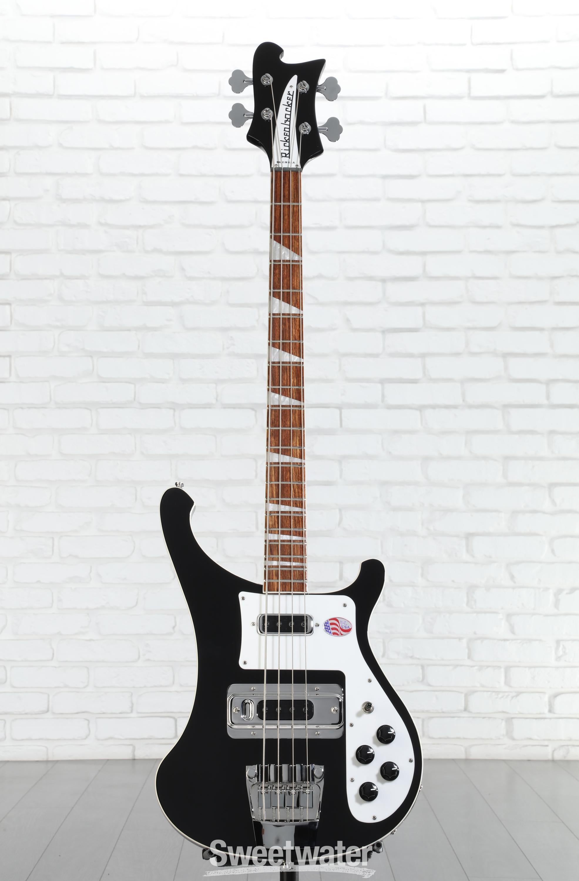 Rickenbacker 4003 Stereo Bass Guitar - Jetglo | Sweetwater