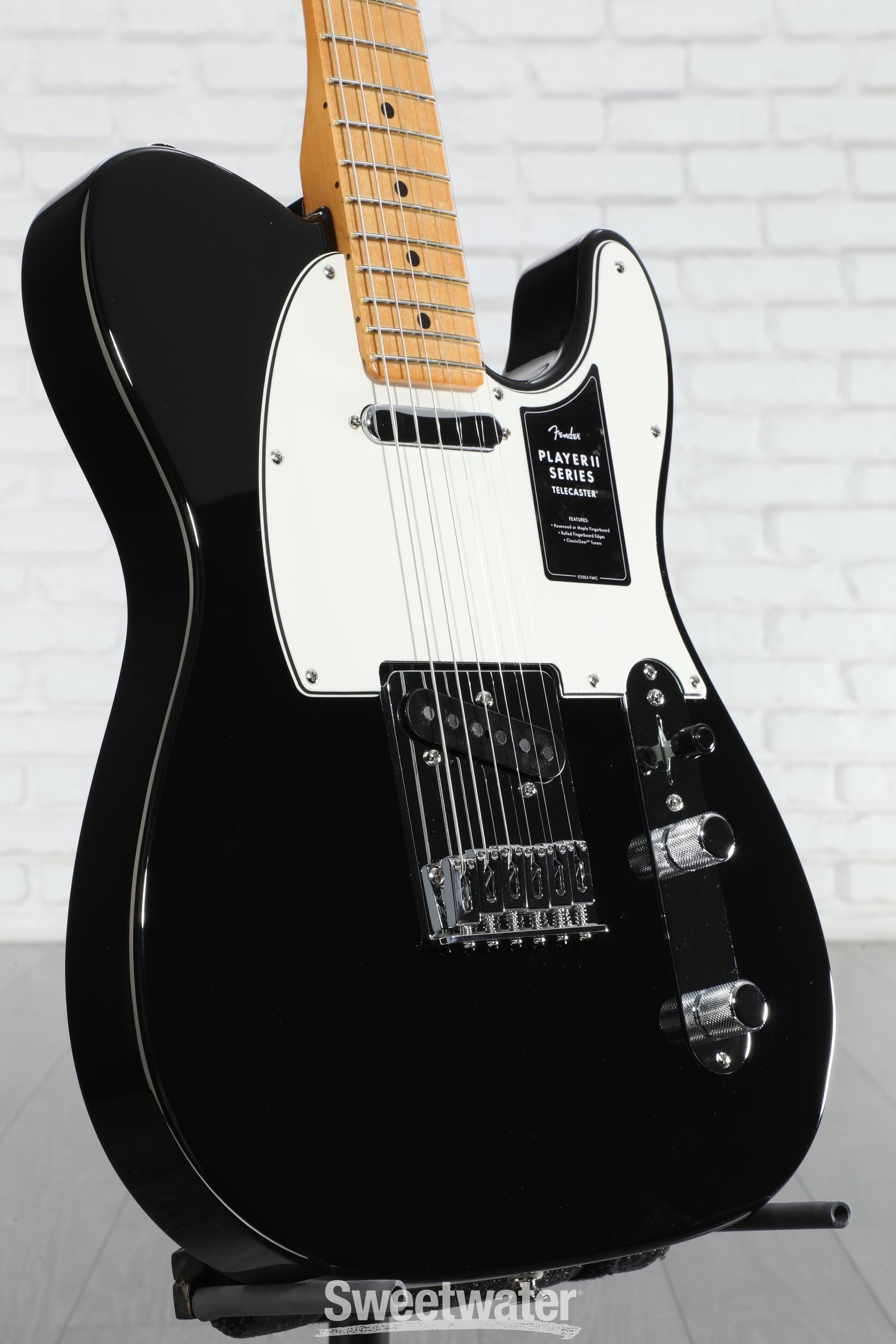 Fender Player II Telecaster Electric Guitar - Black with Maple