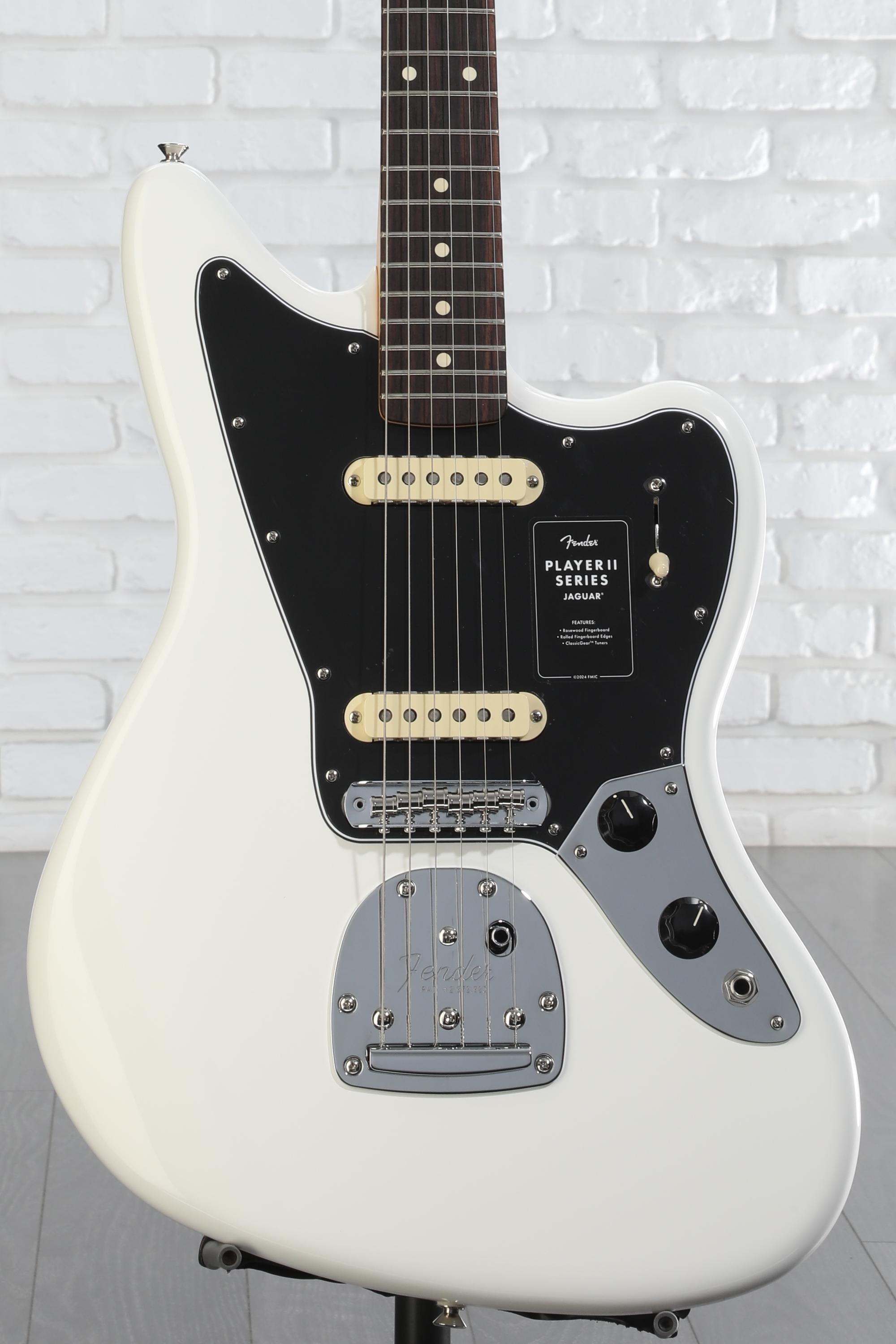 Fender Player II Jaguar Electric Guitar - Polar White