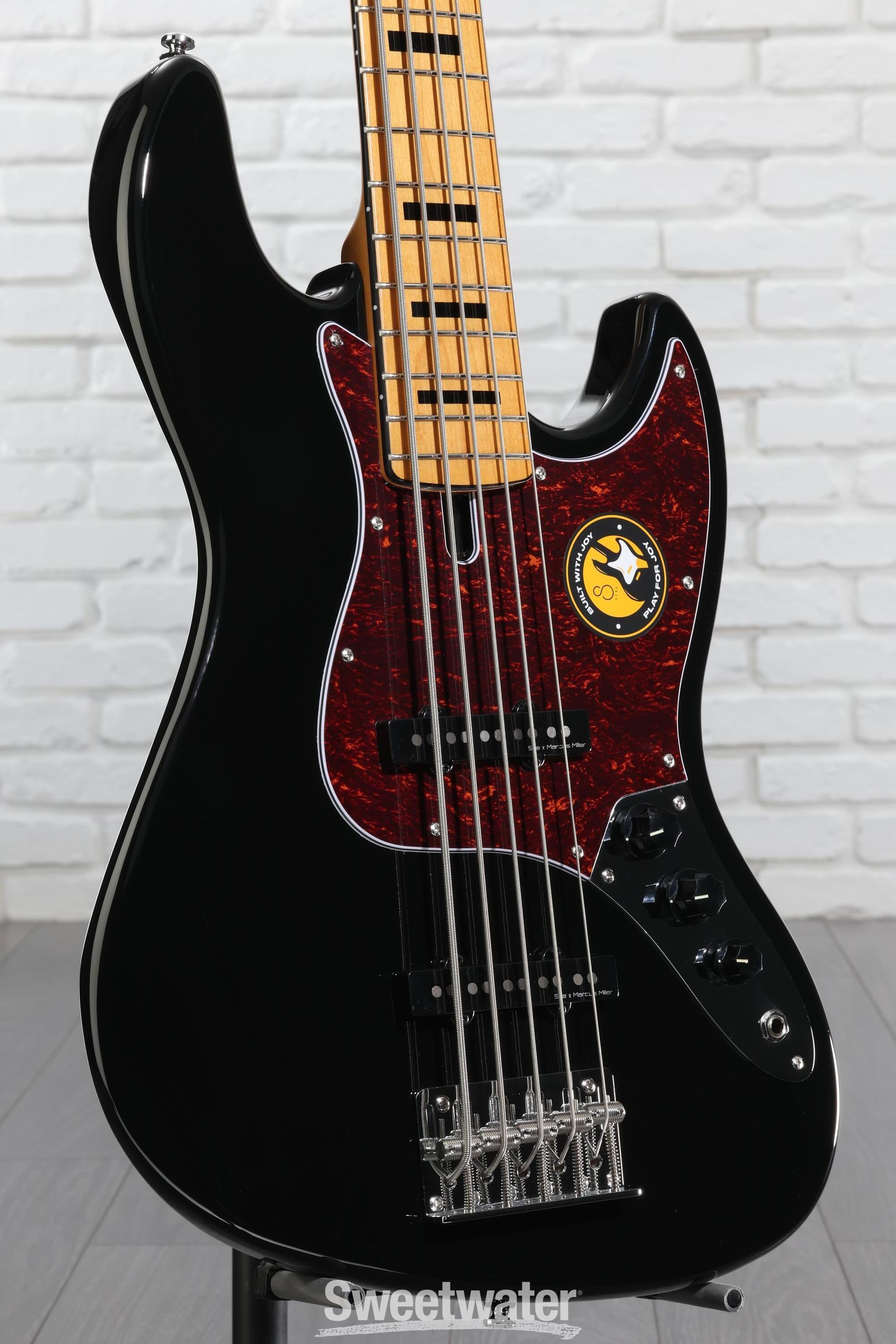Photo of Sire Marcus Miller V5 5-String Electric Bass Guitar - Black