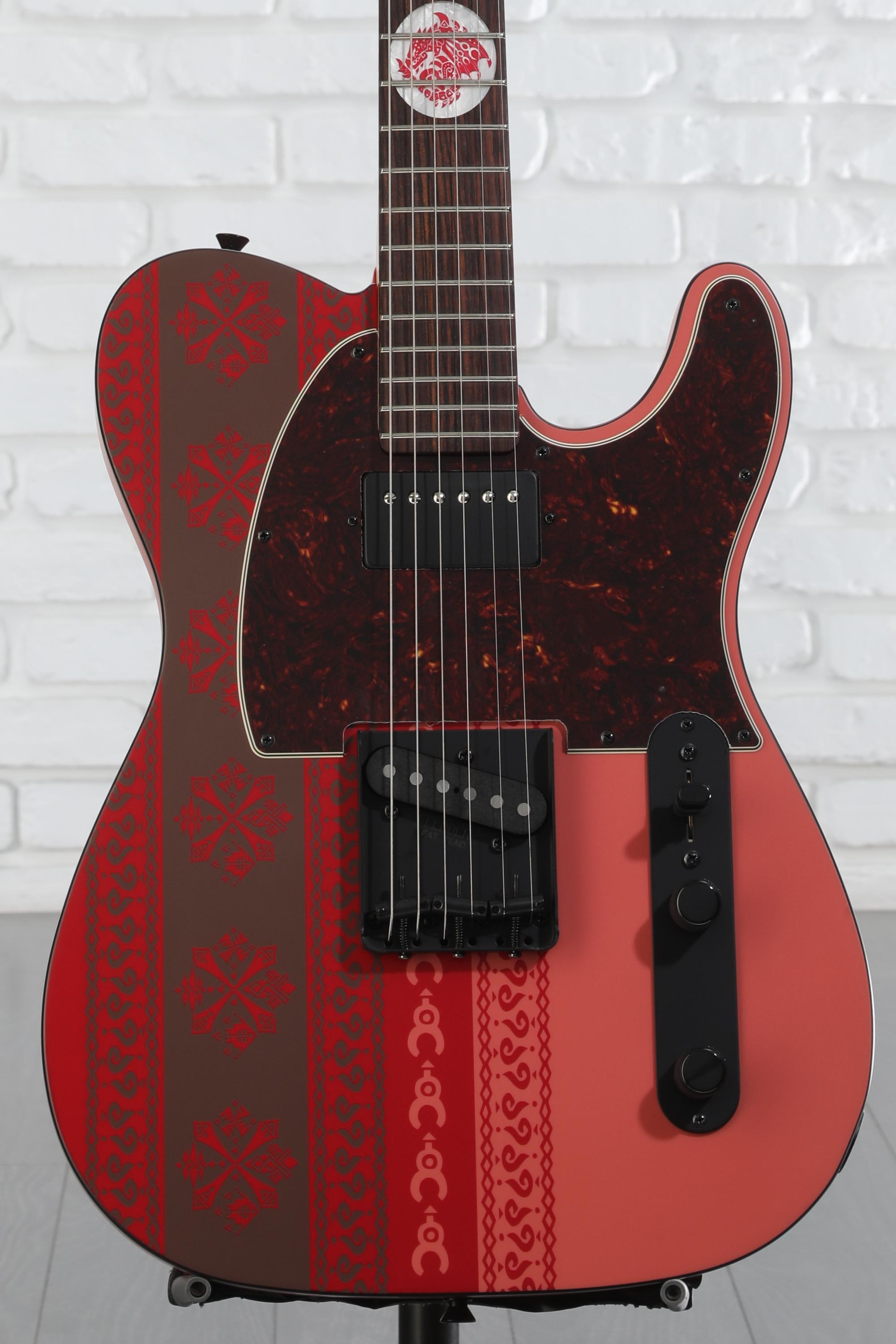 ギター Fender Limited Monster Hunter Rathalos Fender MIJ Limited Monster Hunter Rathalos Telecaster