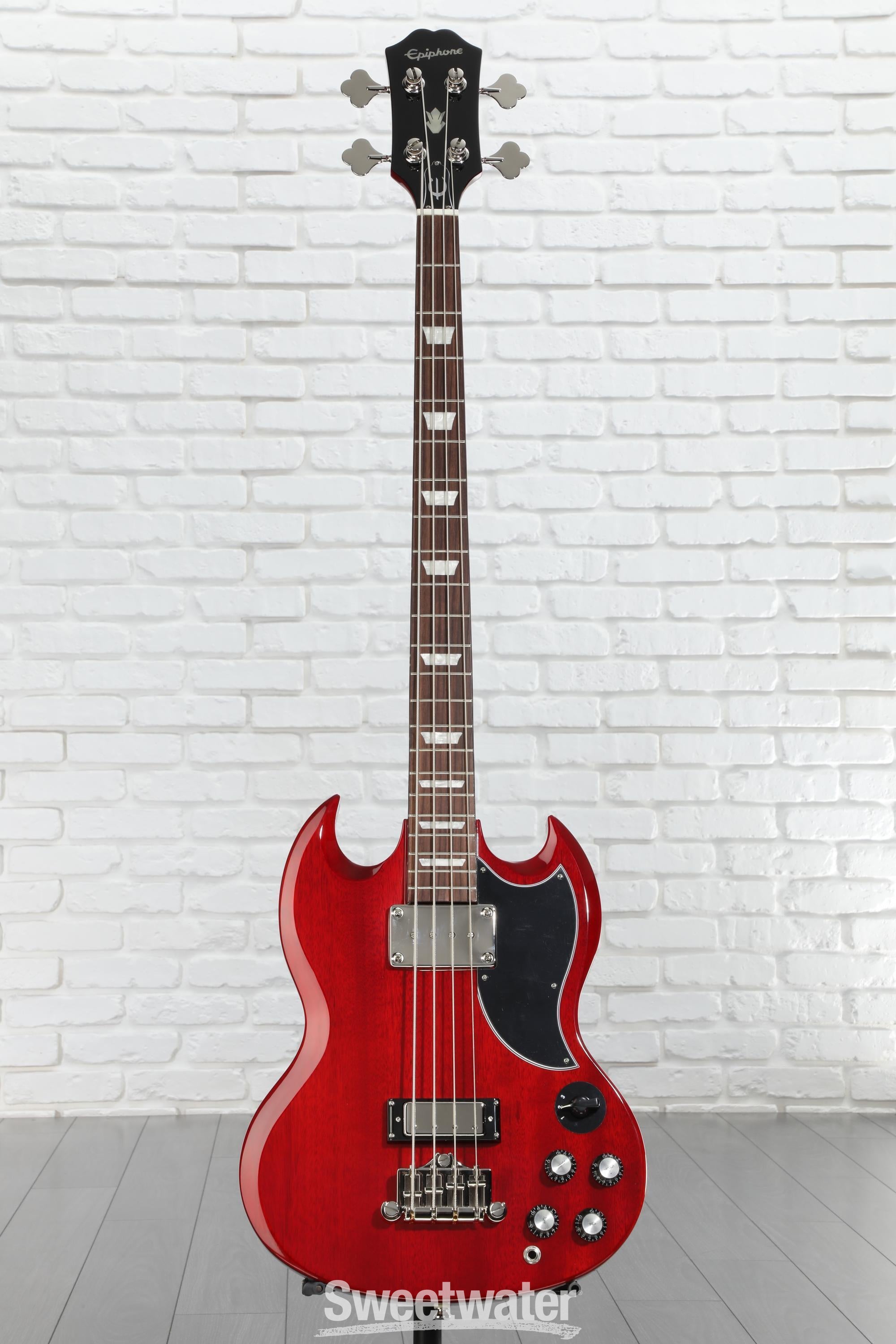 Epiphone EB-3 Bass Guitar - Cherry | Sweetwater