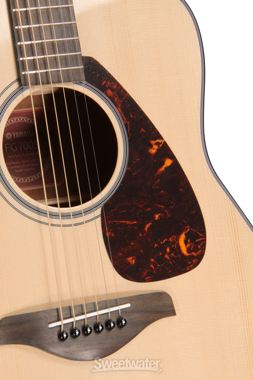 Yamaha FG700S w/solid top - Natural | Sweetwater Yamaha FG700S w/solid top - Natural | Sweetwater