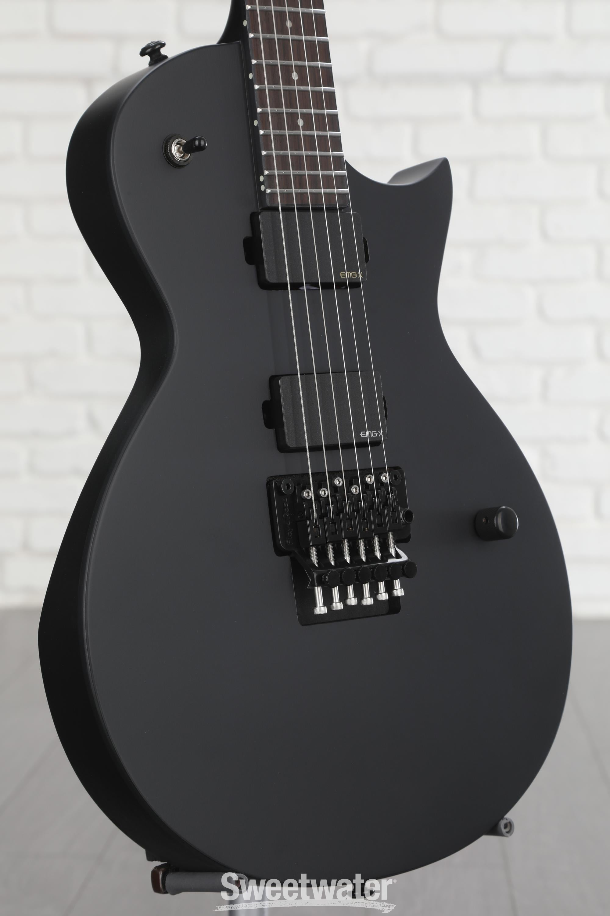 ESP LTD Mille Petrozza Eclipse EC-FR Electric Guitar - Black Satin