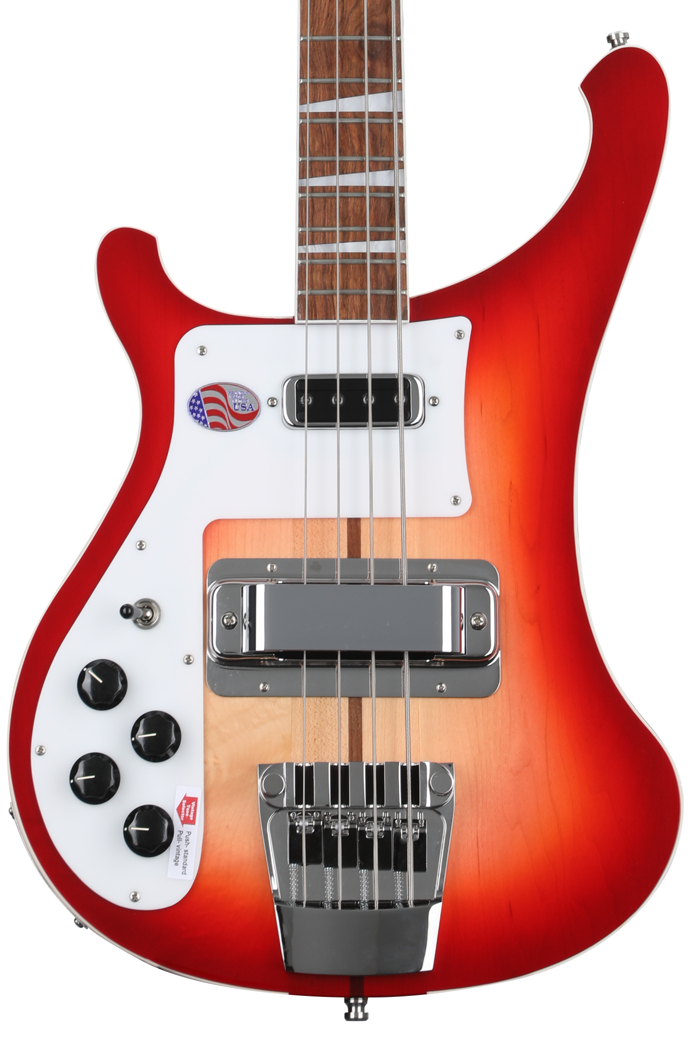 Rickenbacker 4003 Stereo, Left-Handed Bass Guitar - Fireglo