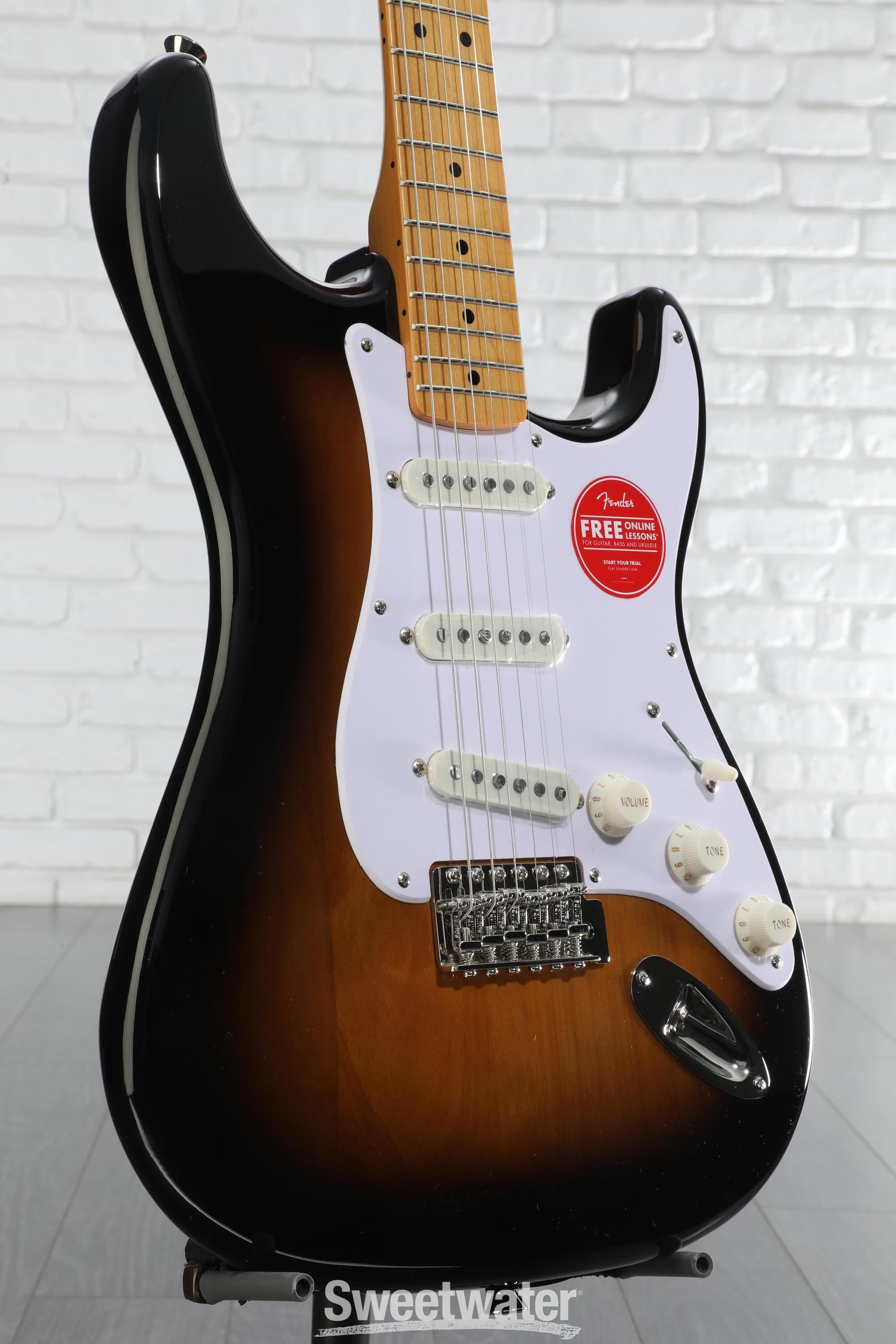 ギター Squier Classic Vibe 50s stratcaster Amazon.com: Squier Classic Vibe 50s Stratocaster Electric