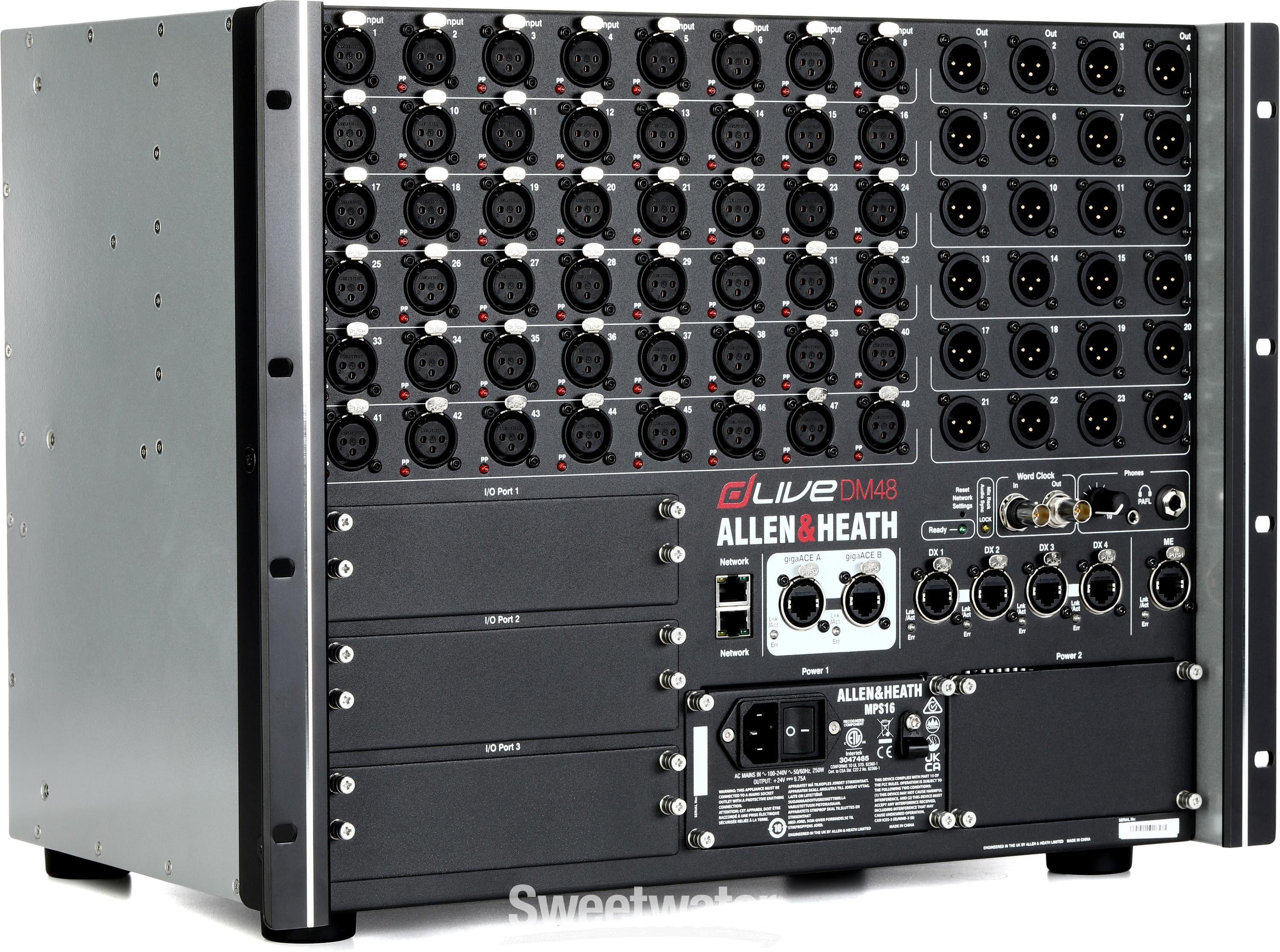 Allen & Heath dLive DM48 48-input MixRack | Sweetwater