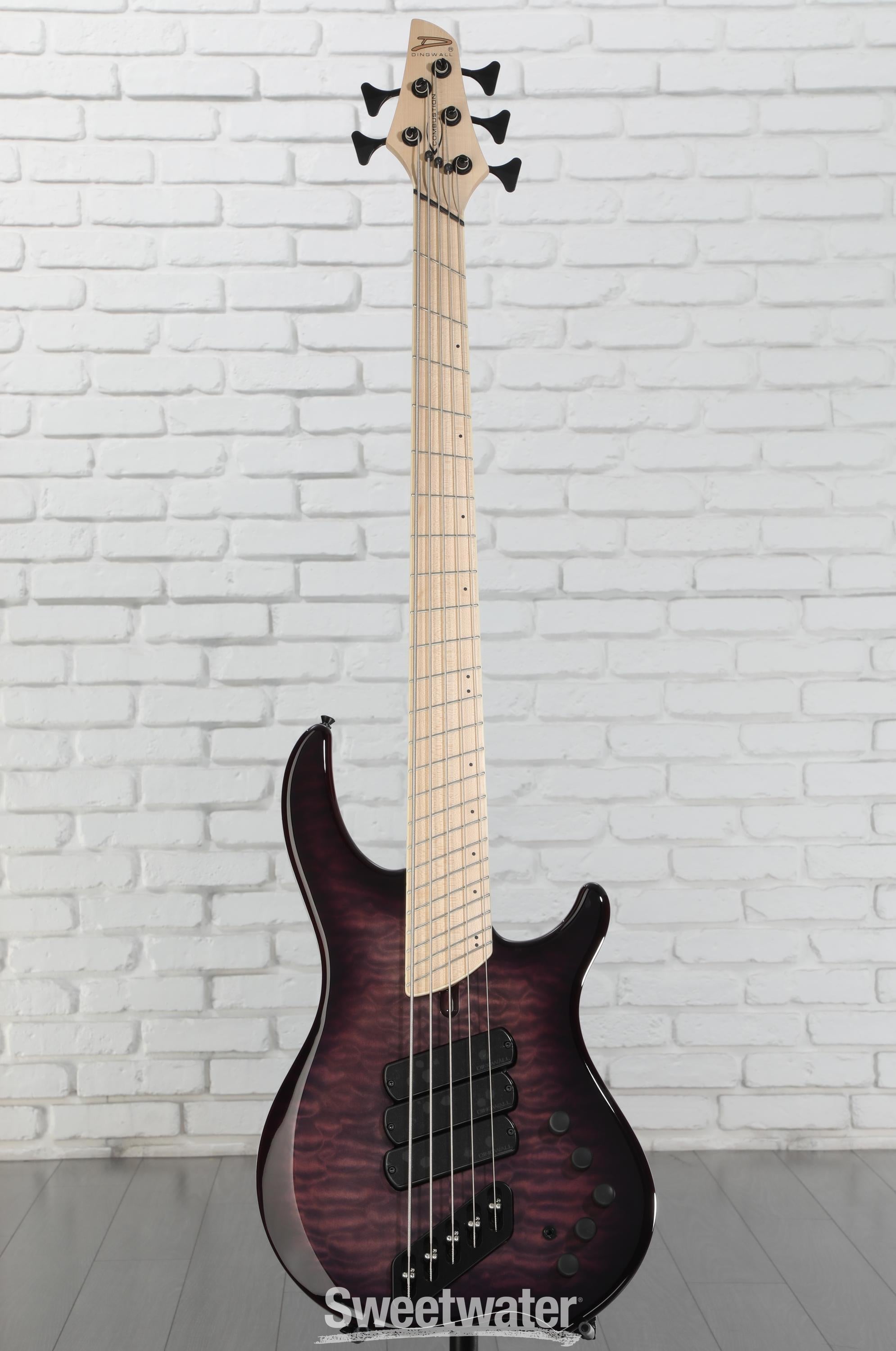 【美品】Dingwall Combustion 5st Dingwall Guitars Combustion 5-string Electric Bass - Ultraviolet