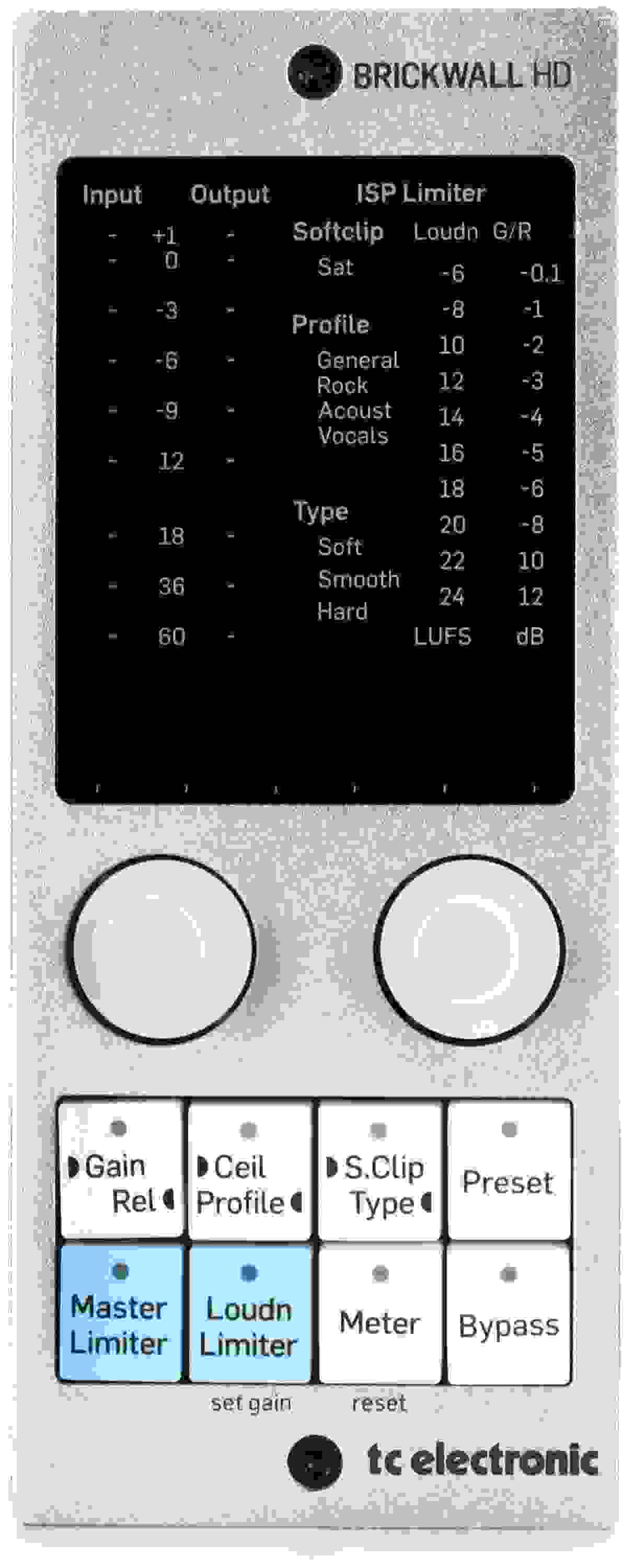 TC Electronic BRICKWALL HDDT Mastering Brickwall Limiter Plugin with