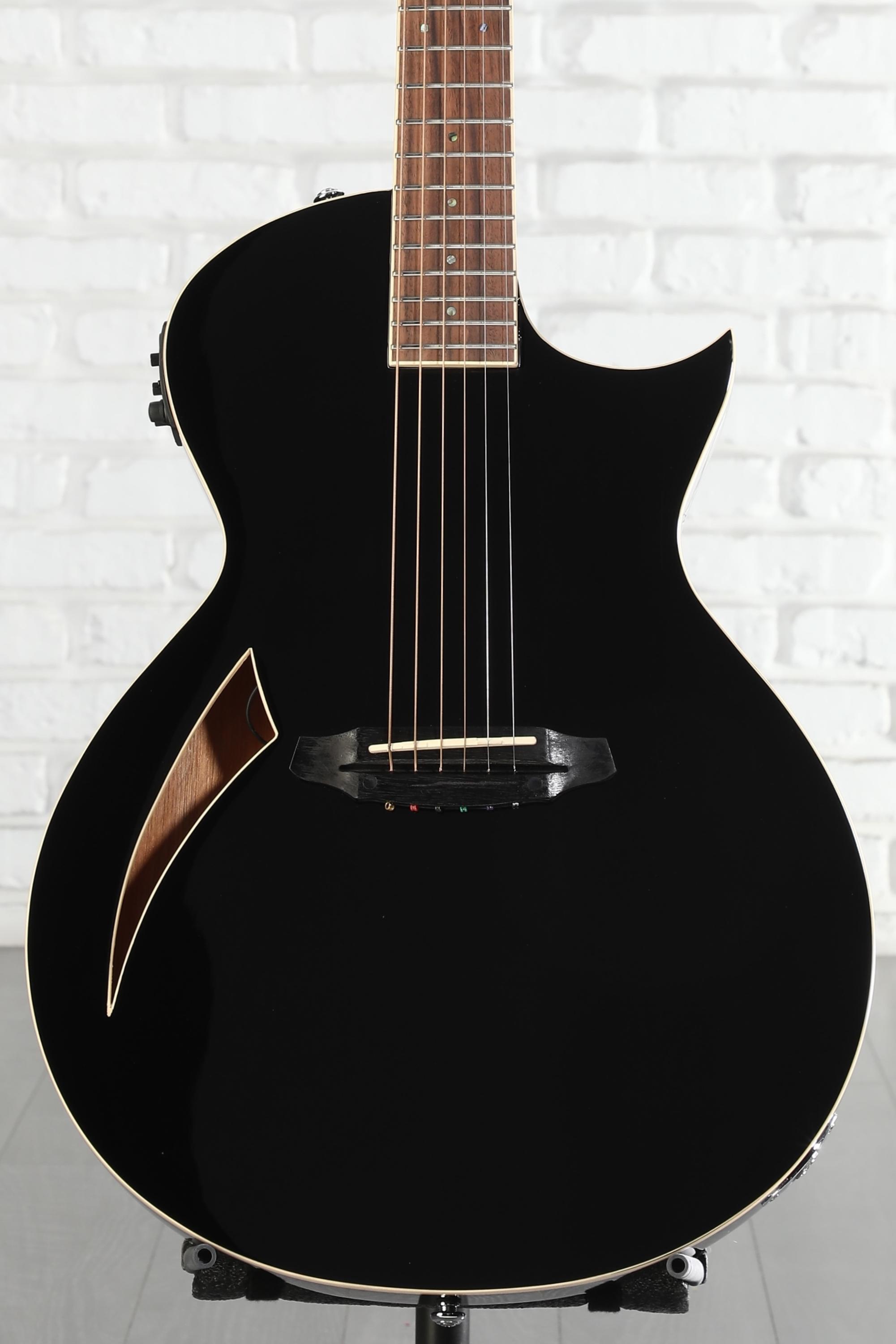 ESP LTD TL-6 Acoustic-electric Guitar - Black | Sweetwater