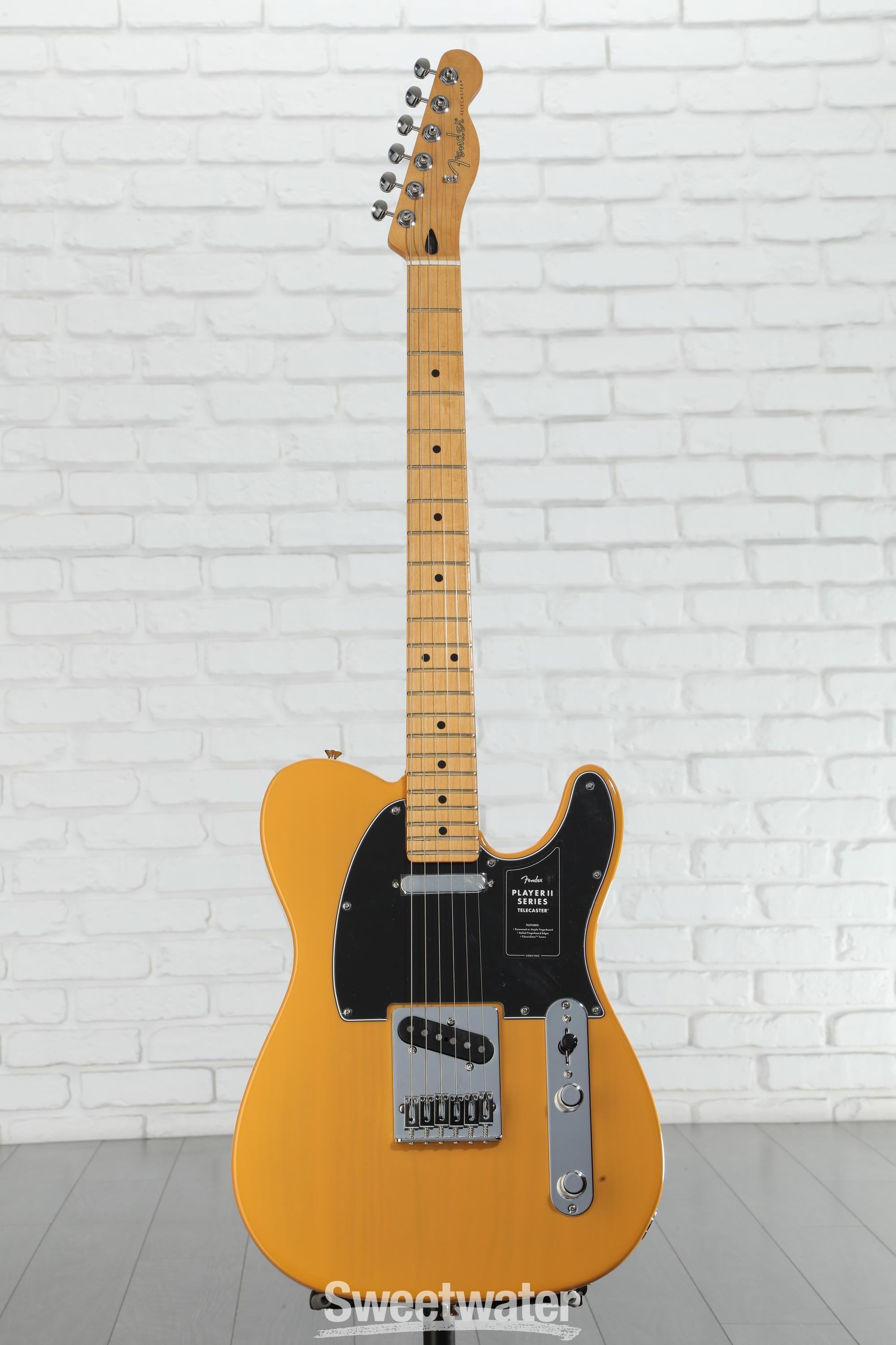 ギター Fender player Telecaster Butterscotch Fender Player II Telecaster Electric Guitar - Butterscotch