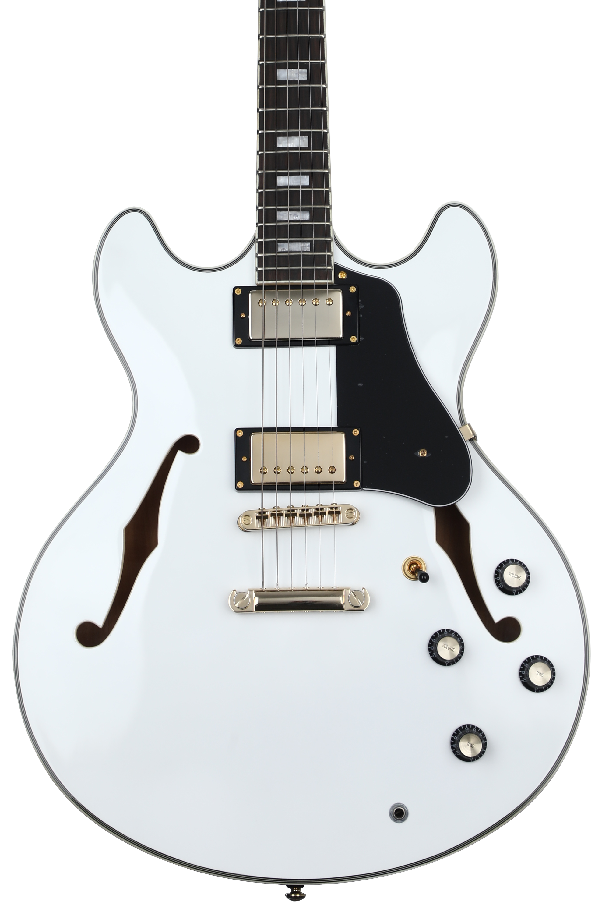 Sire Larry Carlton H7 Semi-hollow Electric Guitar - White