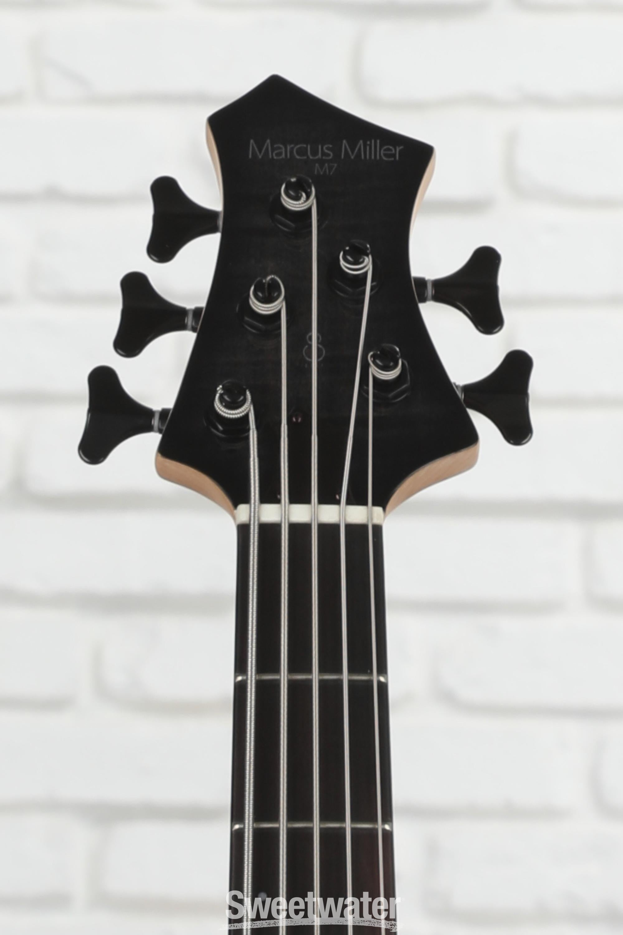 Sire Marcus Miller M7 Swamp Ash 5-string Bass Guitar - Transparent 
