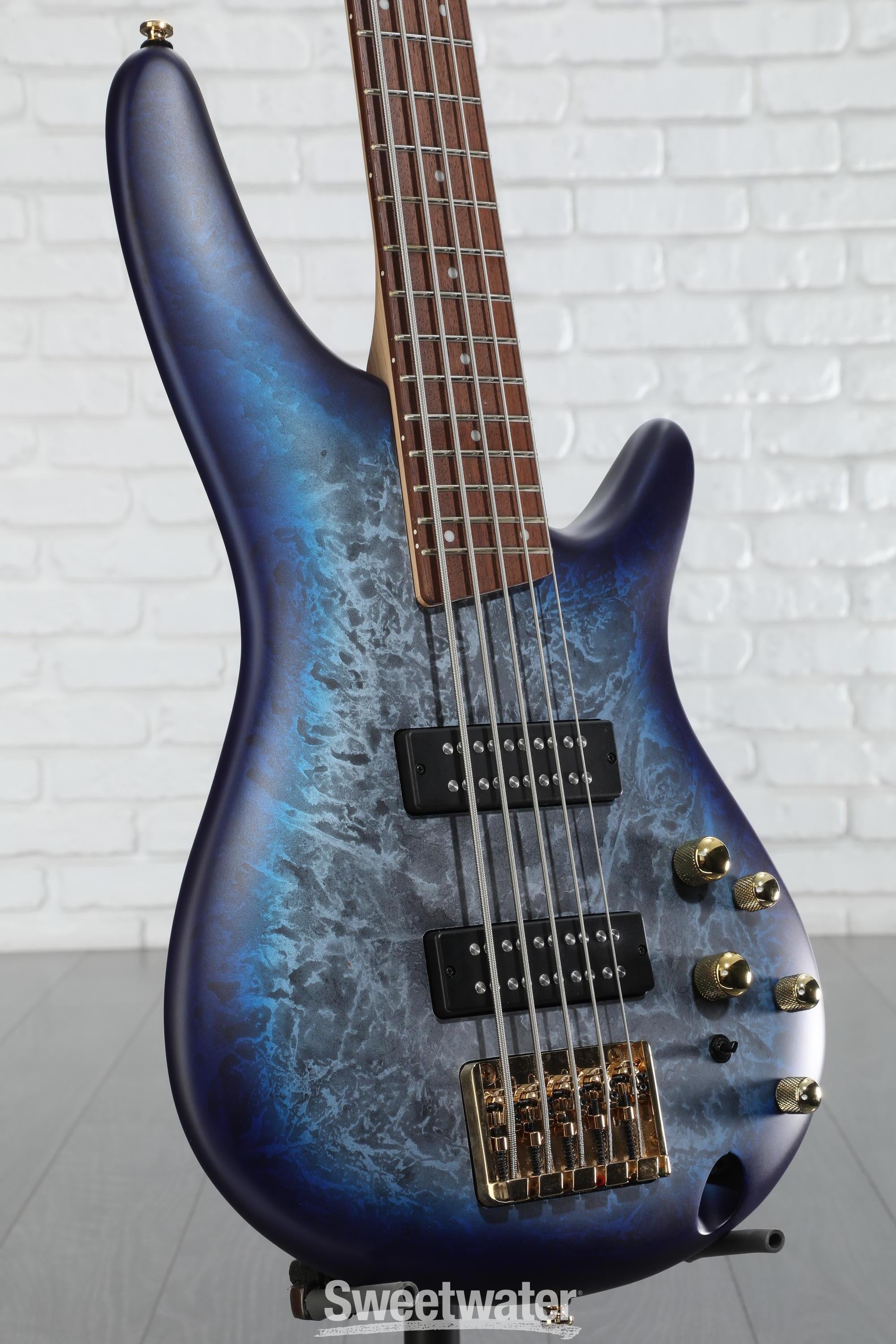 Amazon.com: Ibanez Standard SR305EBL Left-handed Bass Guitar