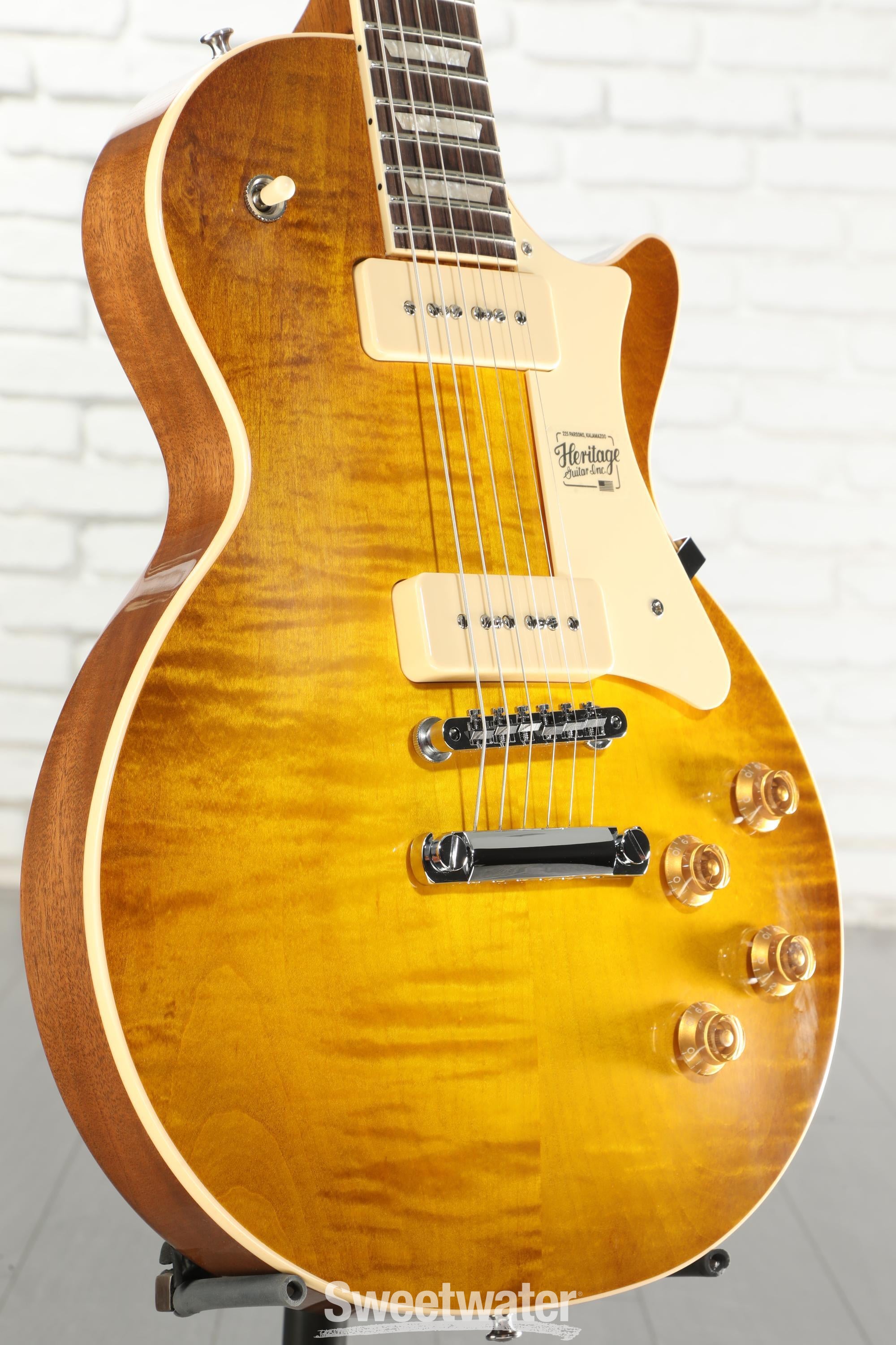 Heritage Standard II H-150 P90 Electric Guitar - Dirty Lemon Burst