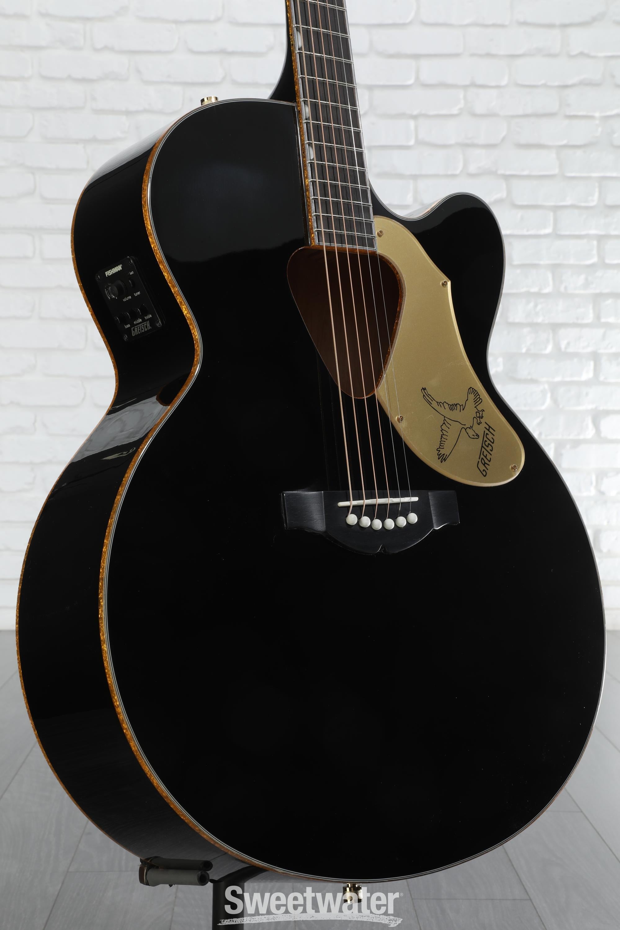 【18％OFF】 Rancher G5022CBFE Gretsch Falcon Acoustic Cutaway Jumbo ギター