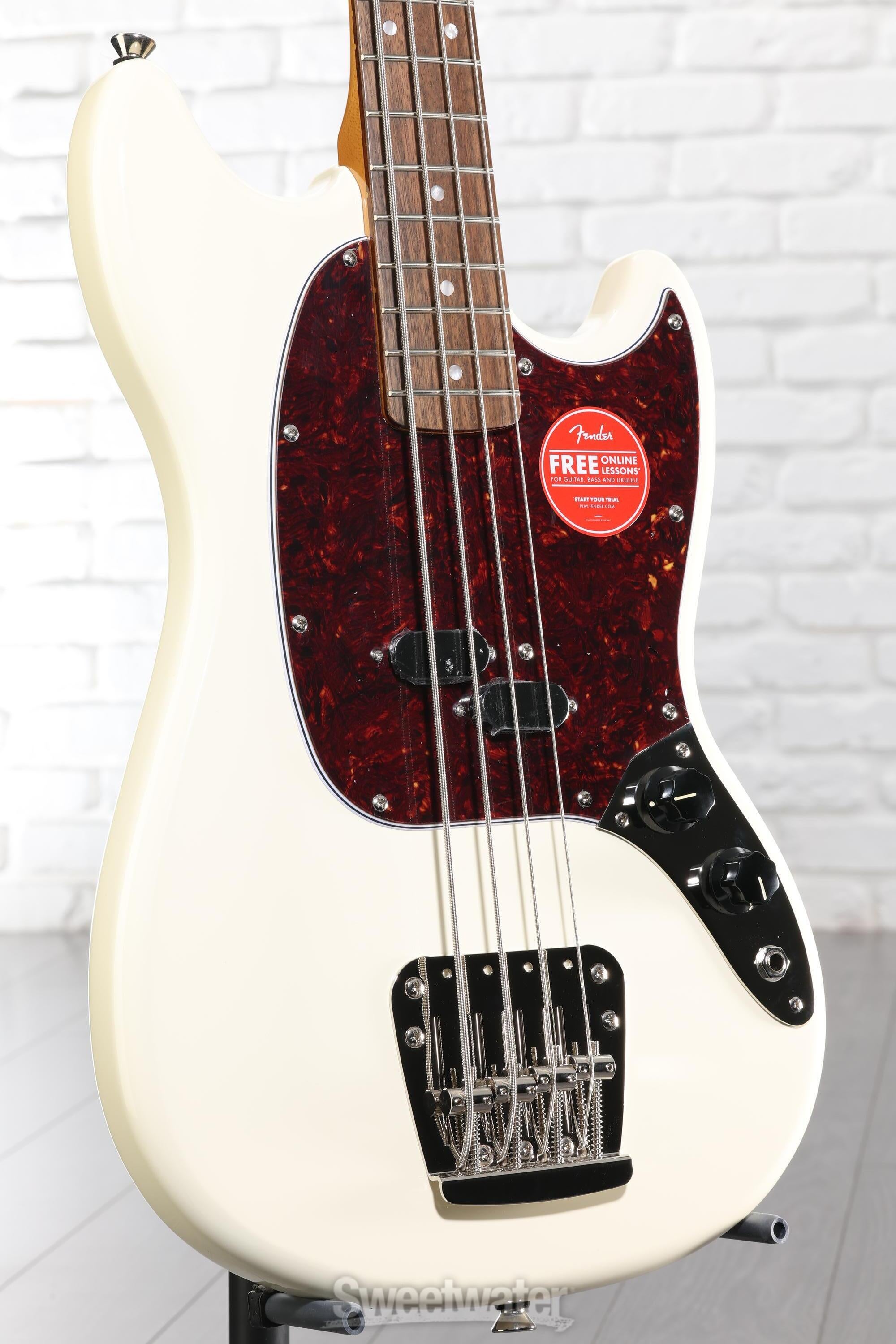 Squier Classic Vibe '60s Mustang Bass - Olympic White | Sweetwater