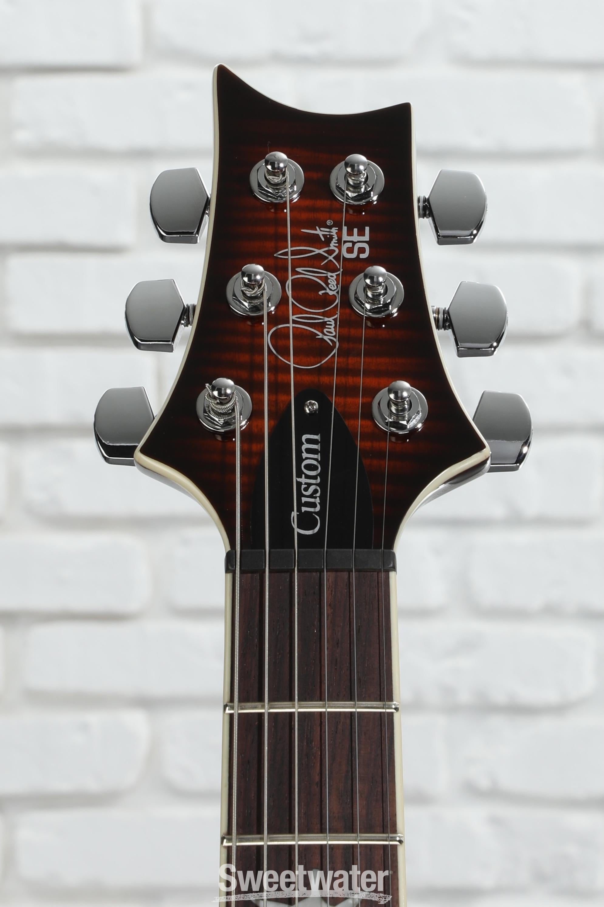 PRS SE Custom 24 Semi-Hollow Piezo Electric Guitar - Orange