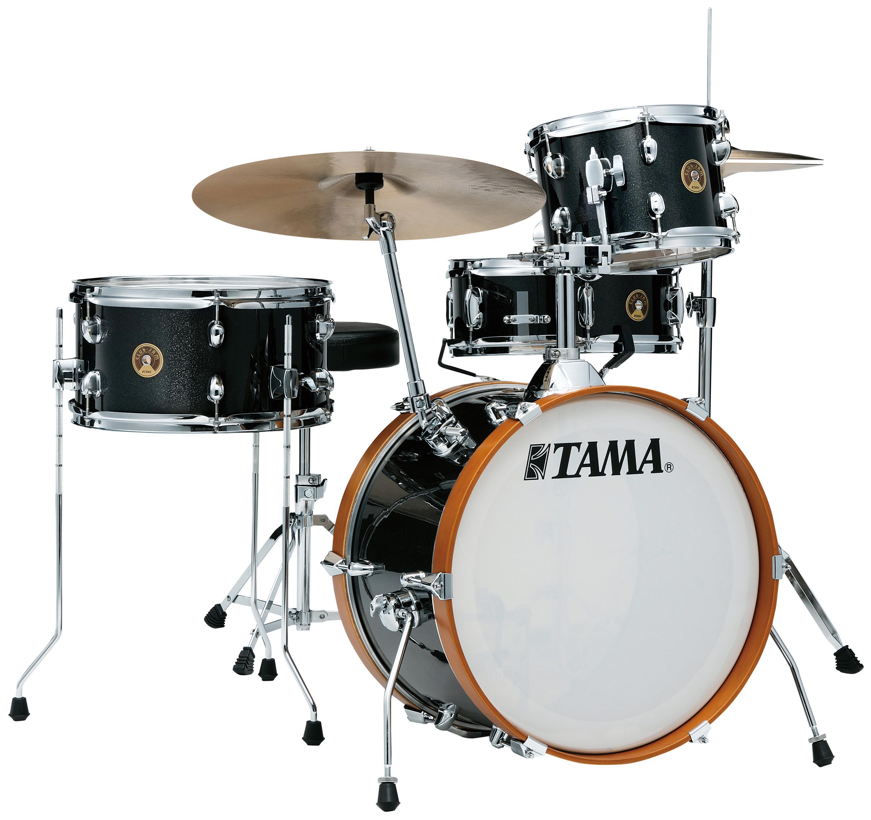Tama Club-JAM LJK48S 4-piece Shell Pack with Snare Drum - Charcoal