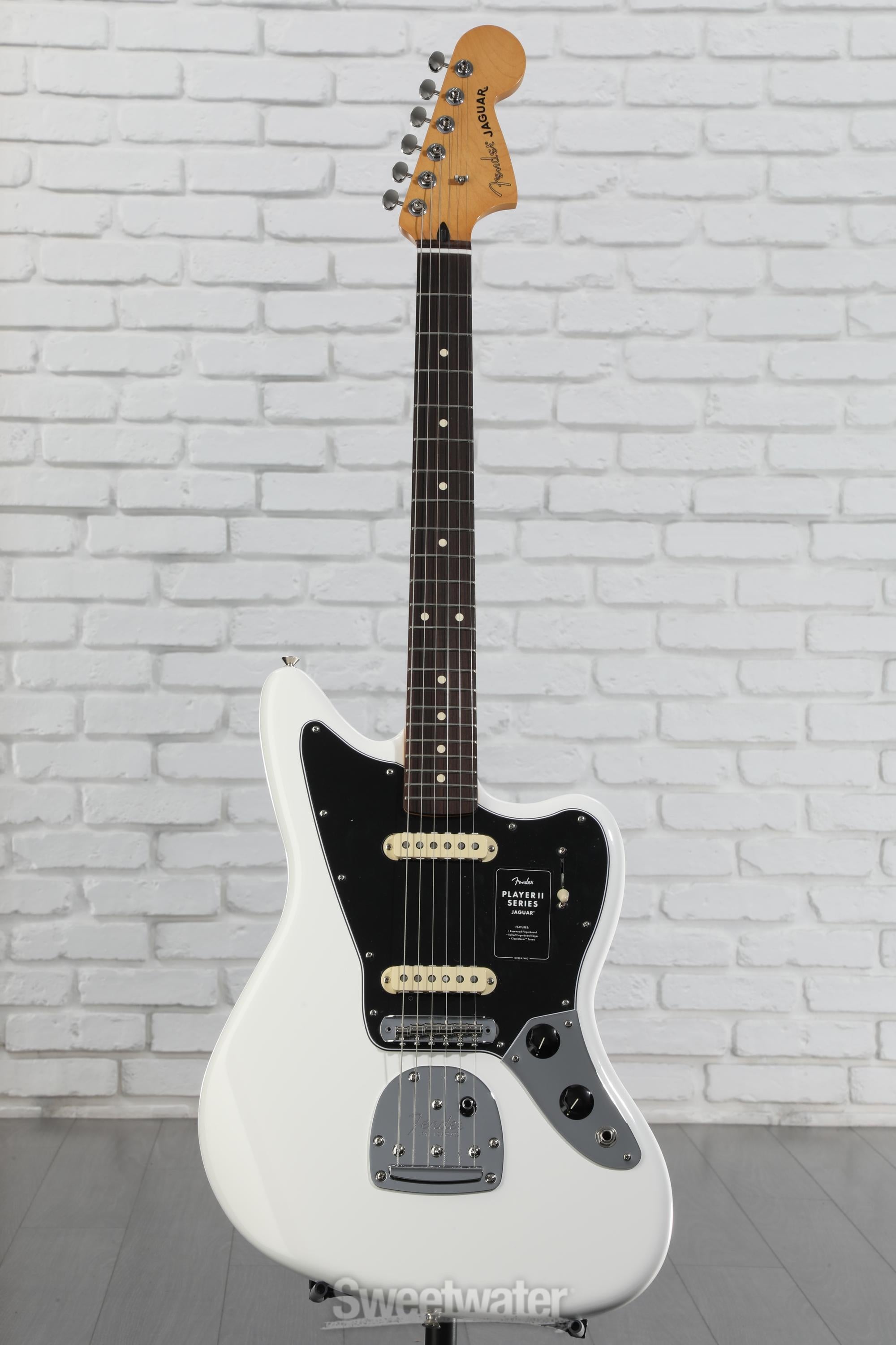 ギター FENDER Player II Jaguar Polar White Amazon.com: Fender Player II Jaguar Electric Guitar - Polar