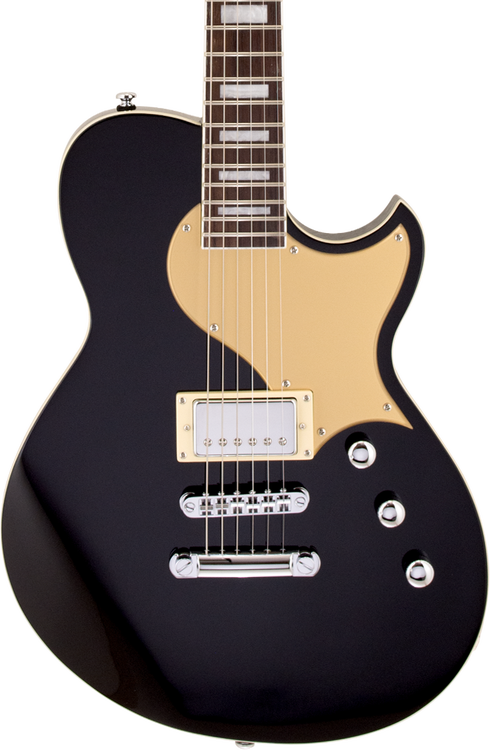 Reverend Roundhouse Jr. Electric Guitar - Midnight Black