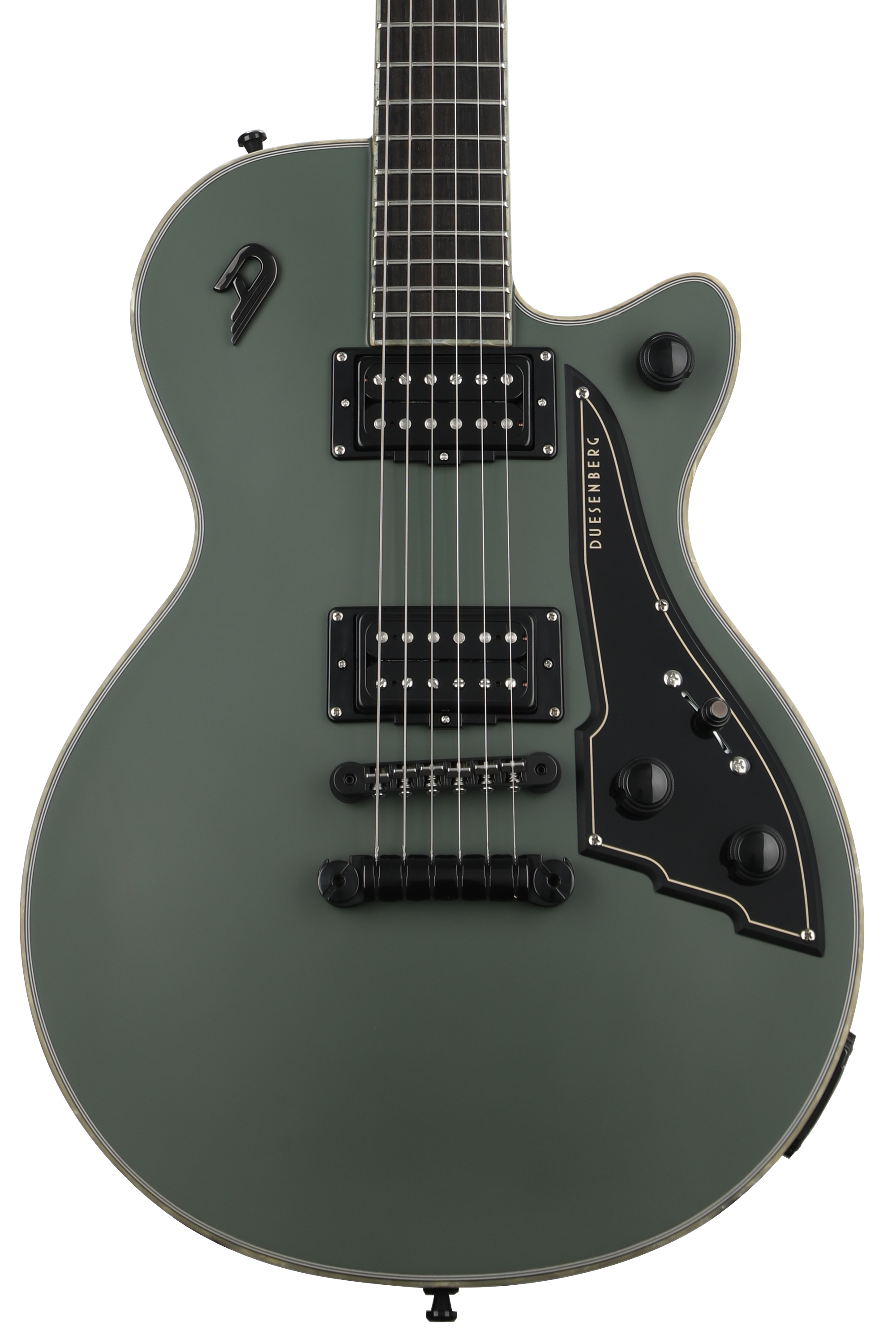 Duesenberg Fantom A Electric Guitar - Matte Olive | Sweetwater