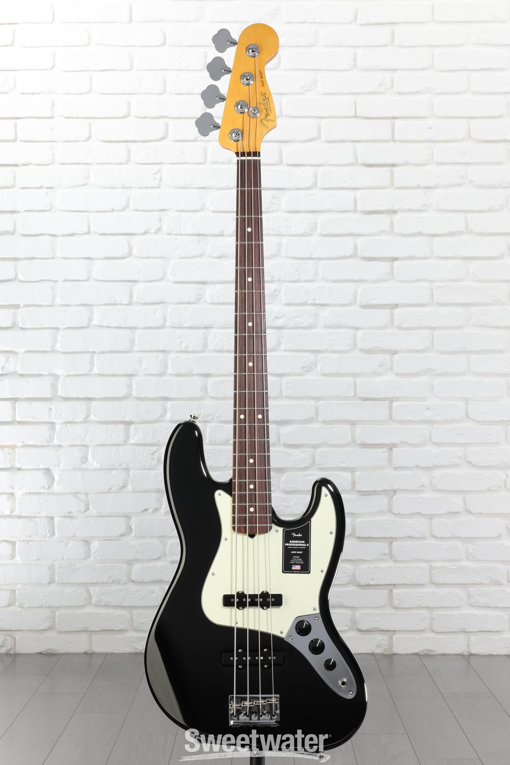 Fender American Professional II Jazz Bass - Black with Rosewood