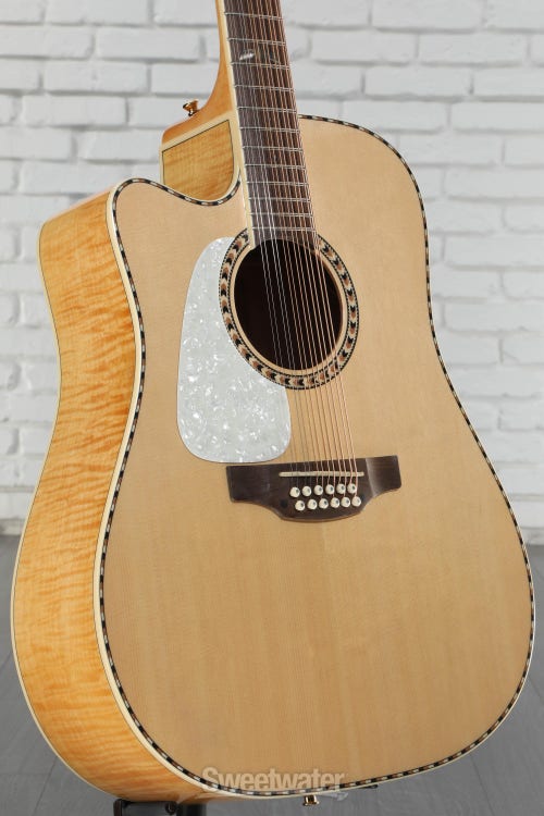 Takamine GD74CE 12-string Left-handed Acoustic-electric Guitar - Natural