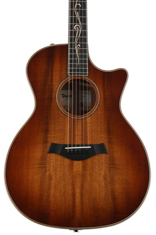 Taylor K24ce - Shaded Edgeburst, Gold Gotoh Tuners | Sweetwater