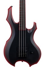 Photo of ESP LTD FL-4 Bass Guitar - Black Red Burst Satin