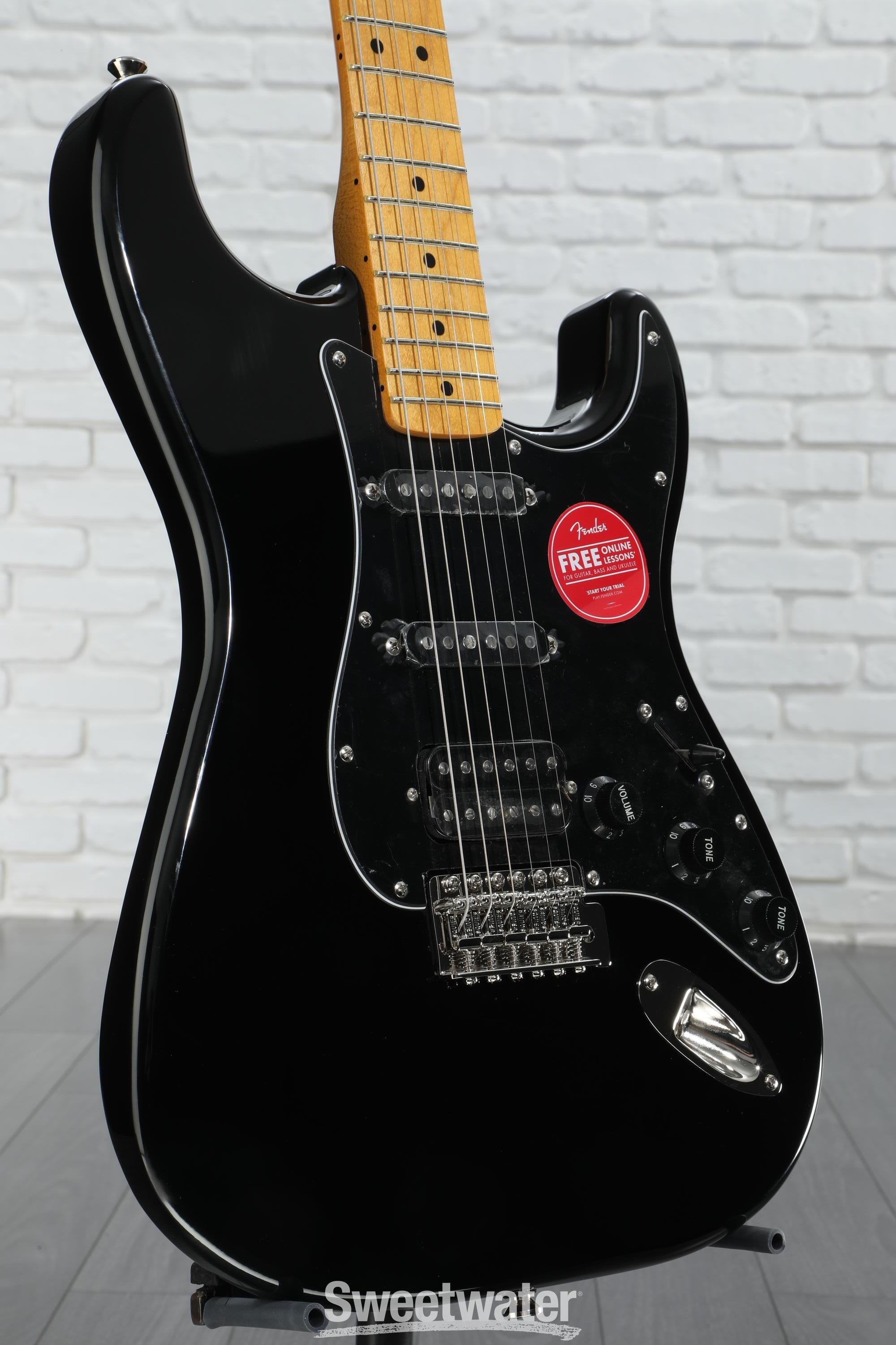 Squier Classic Vibe '70s Stratocaster HSS - Black with Maple