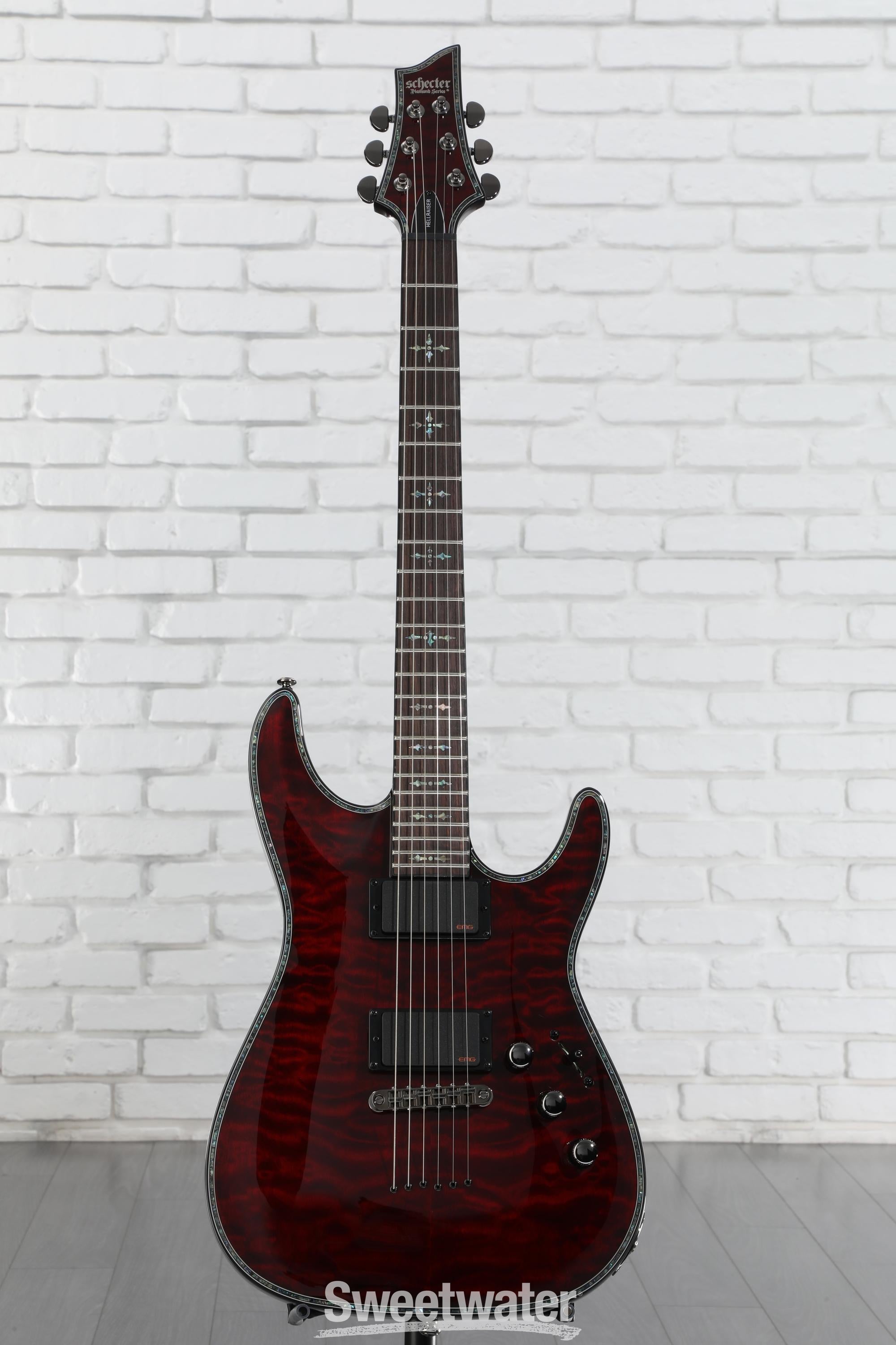 Schecter Hellraiser C-1 Electric Guitar - Black Cherry