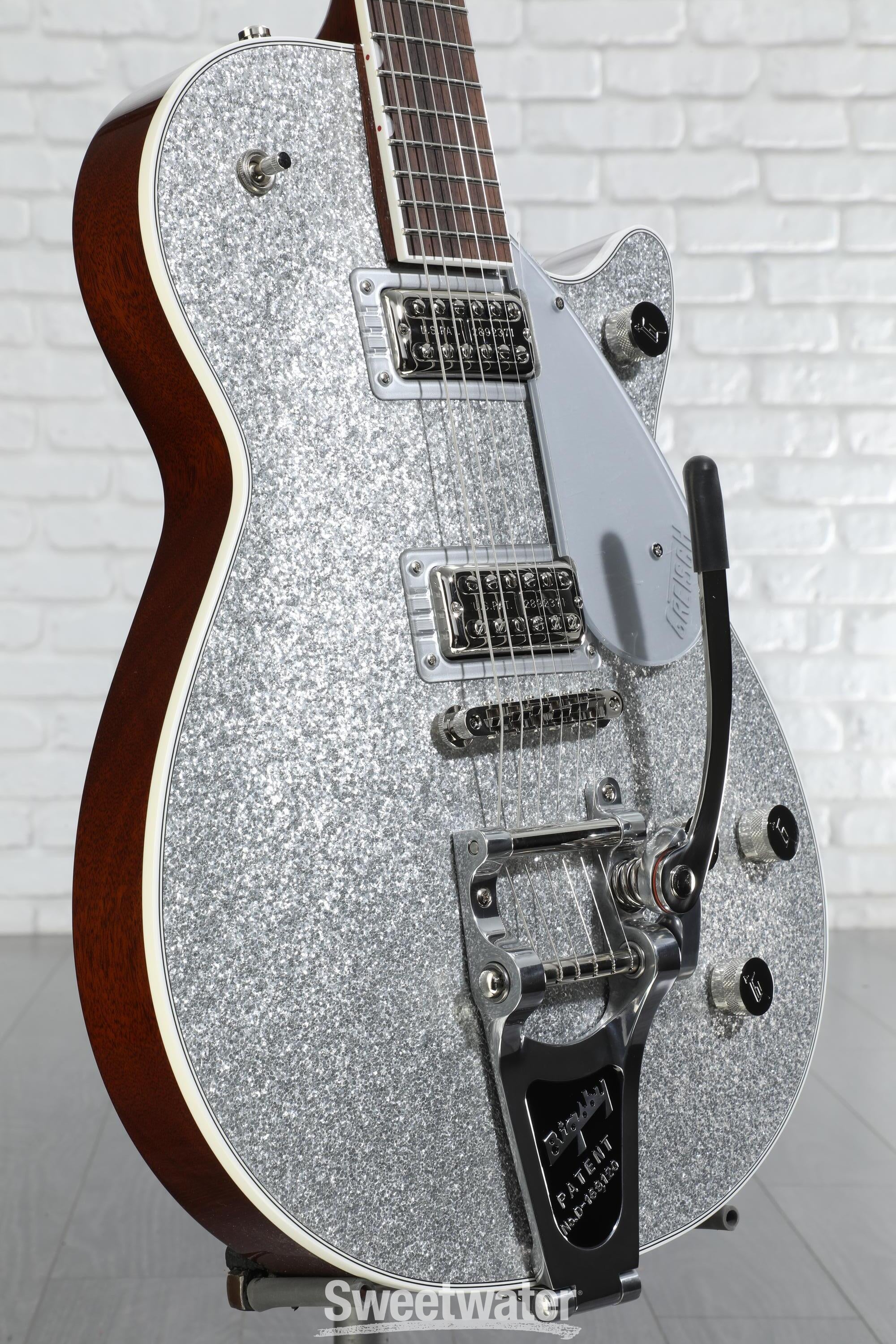 Gretsch G6129 Players Edition Duo Jet - Silver Sparkle