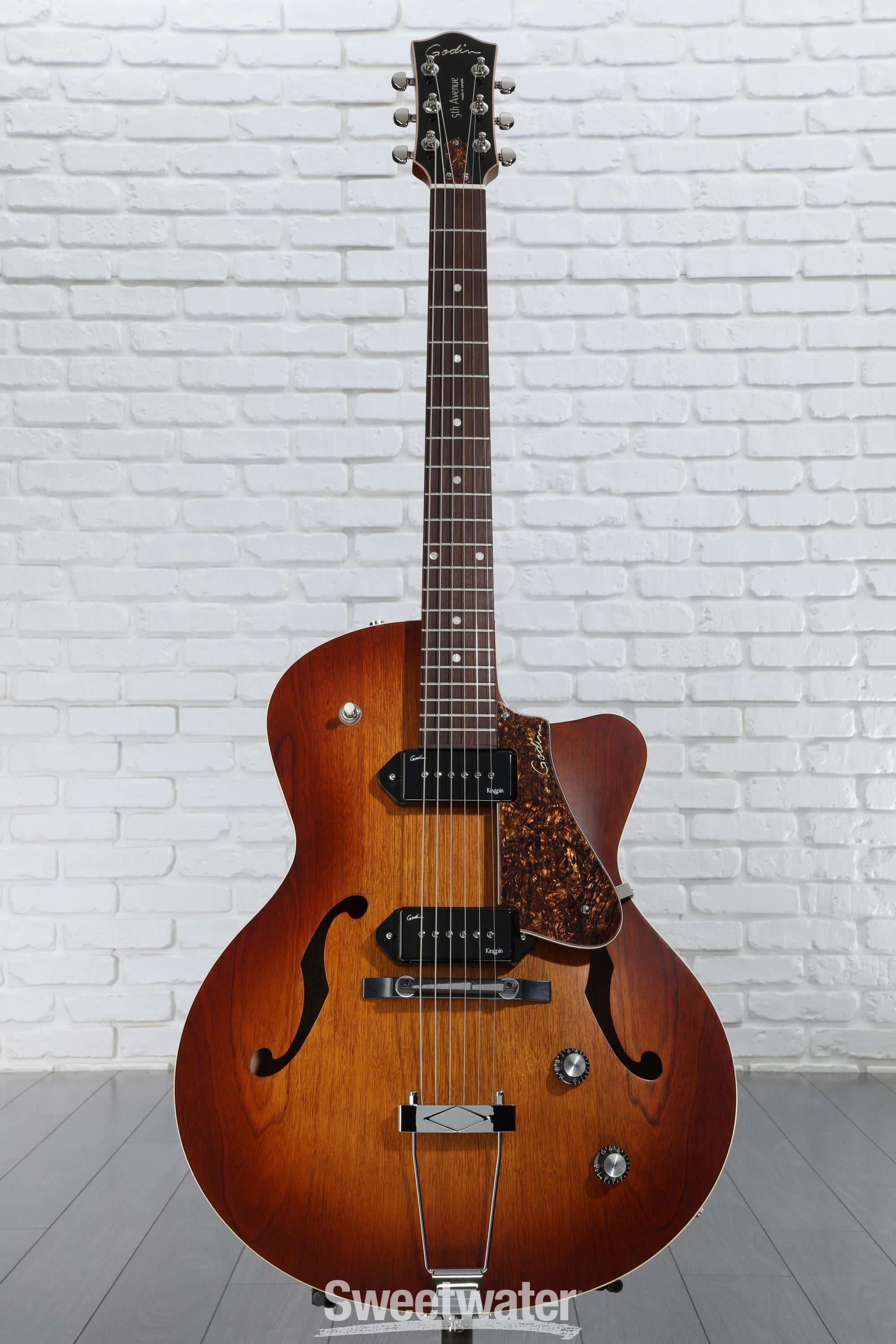 ギター Godin 5th Avenue Kingpin P90 Natural Godin 5th Avenue Kingpin Natural – Chicago Music Exchange