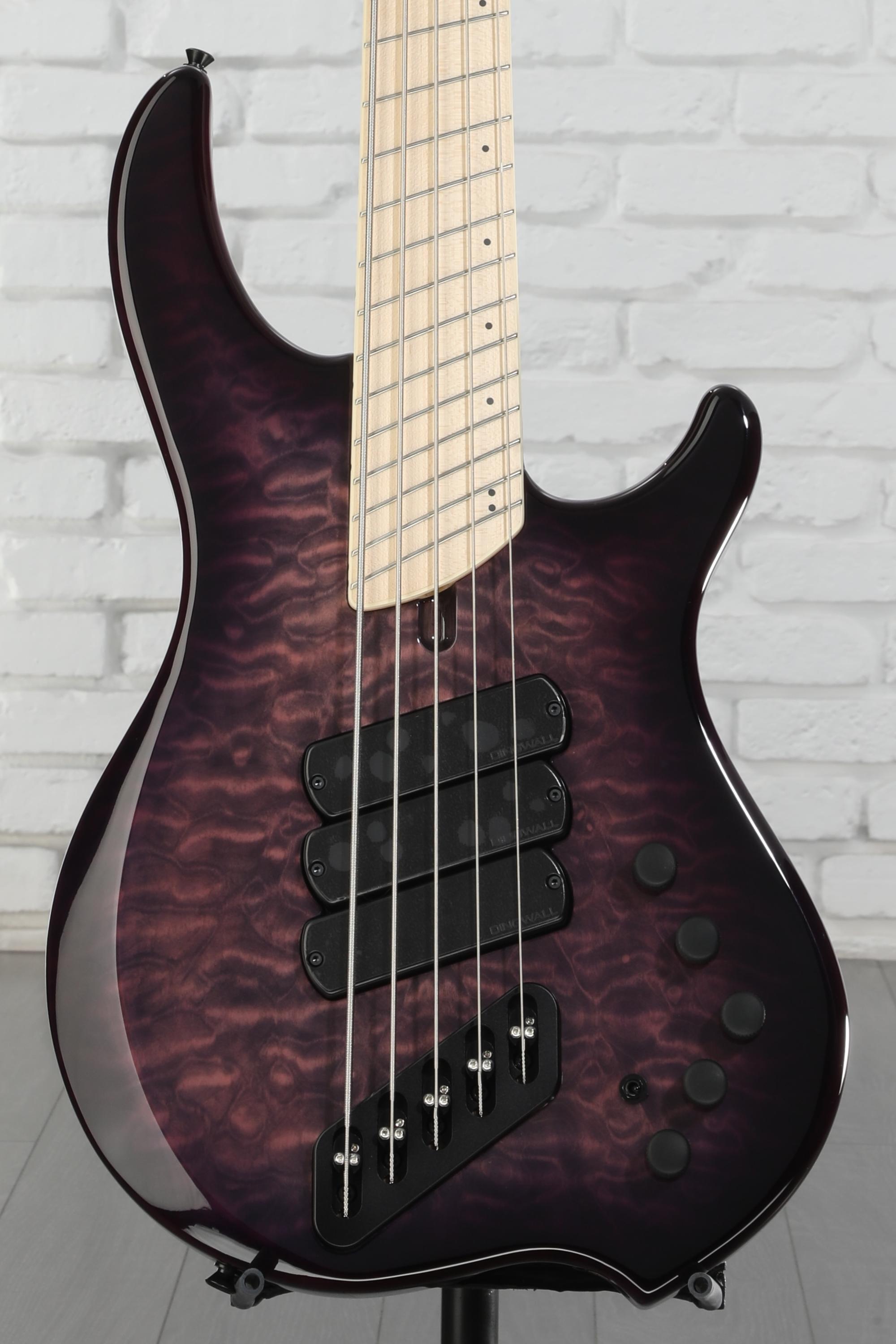 Dingwall Guitars Combustion 5-string Electric Bass - Ultraviolet