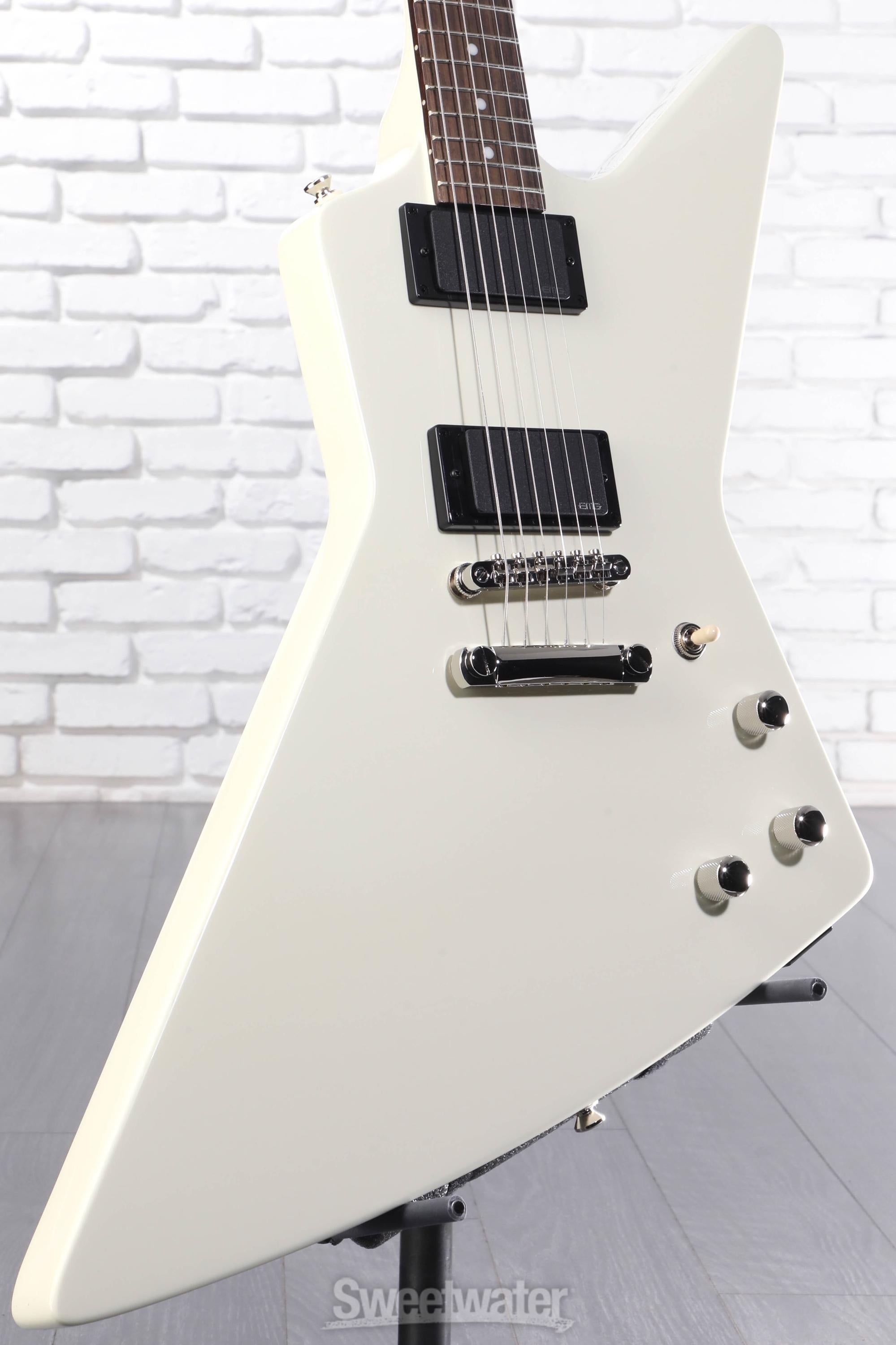 Photo of Epiphone Explorer '80s EMG Electric Guitar - Classic White