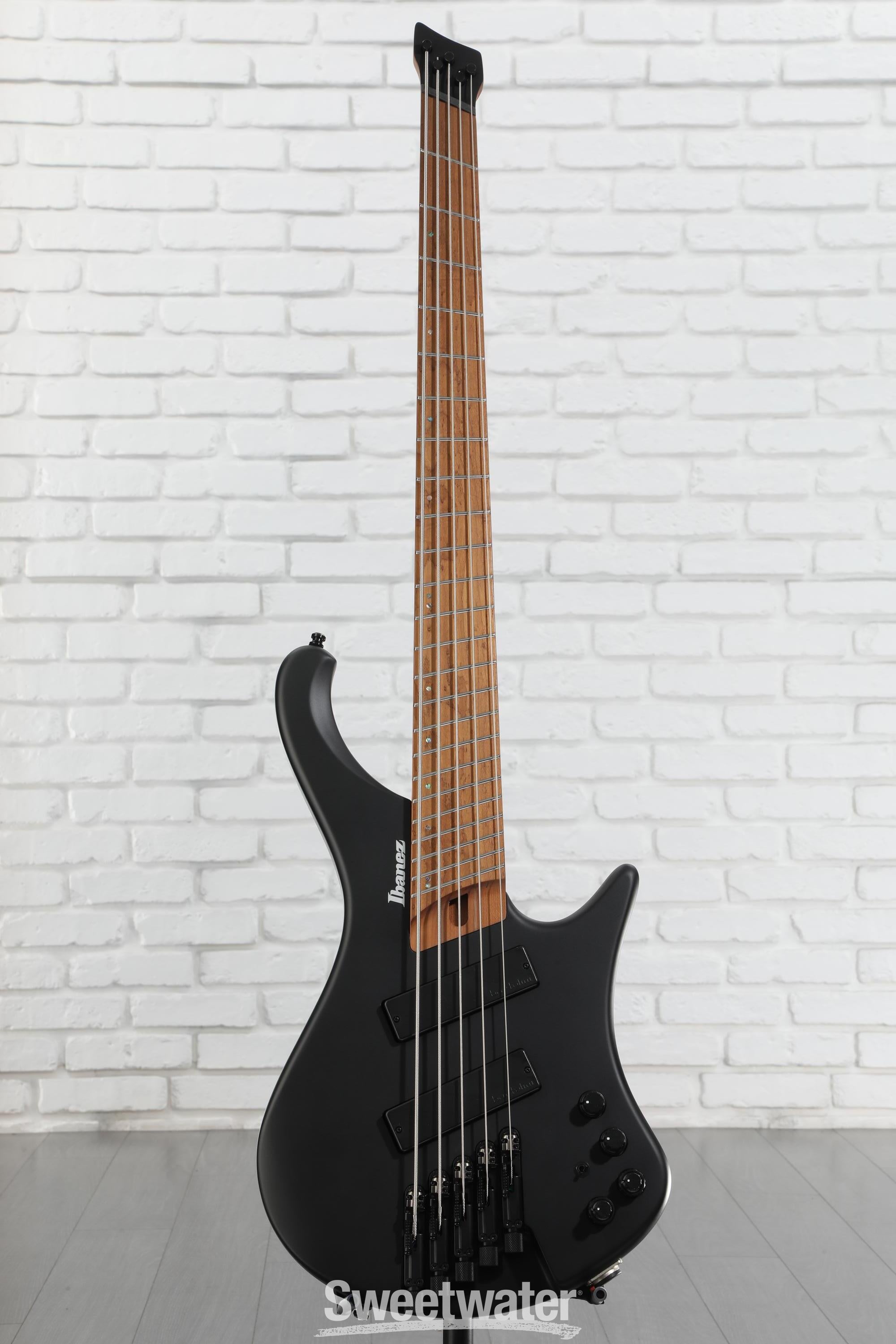 Ibanez Bass Workshop EHB1005MS Bass Guitar - Black Flat