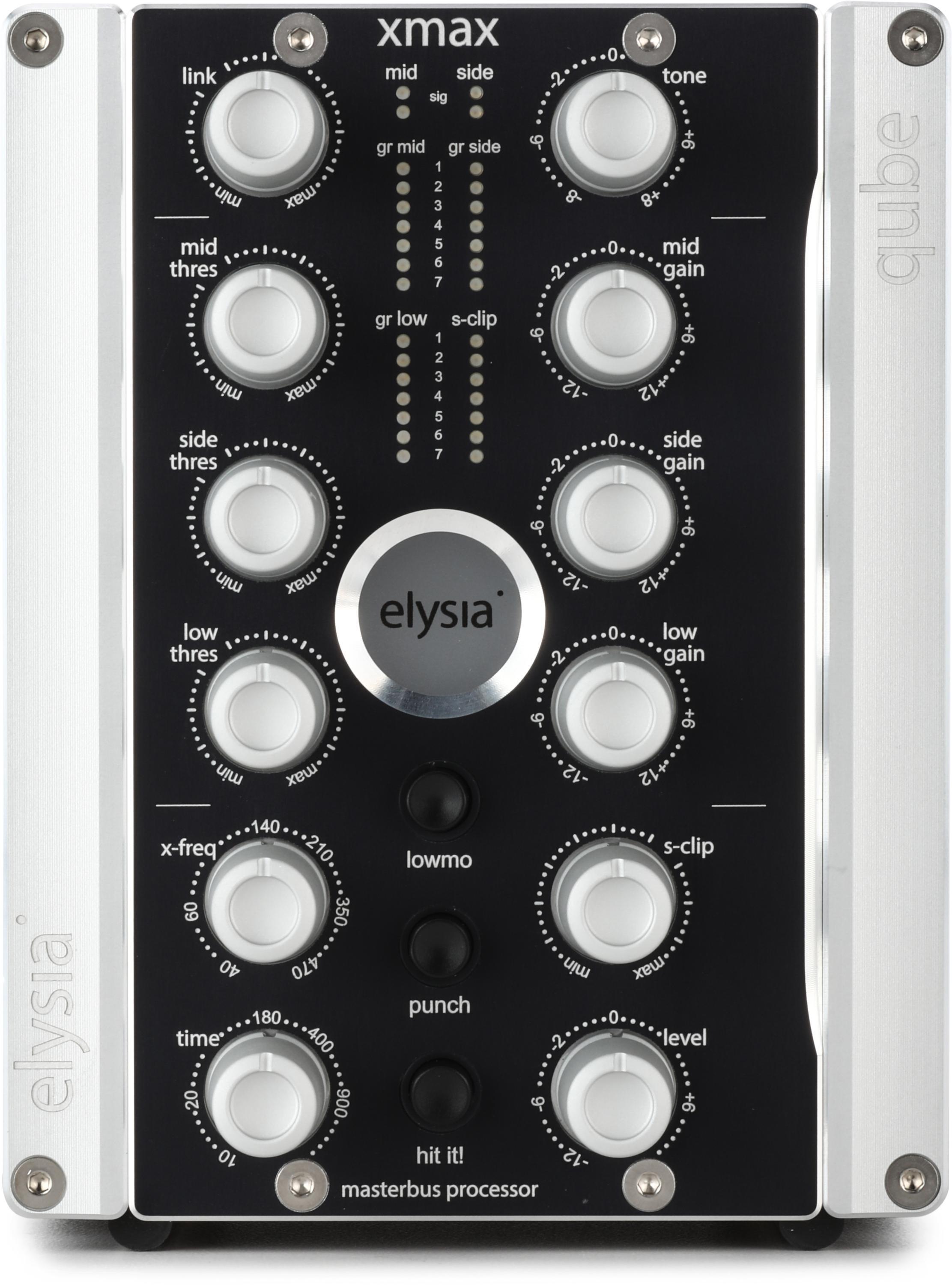 elysia xmax qube Series Stereo Master Bus Compressor | Sweetwater