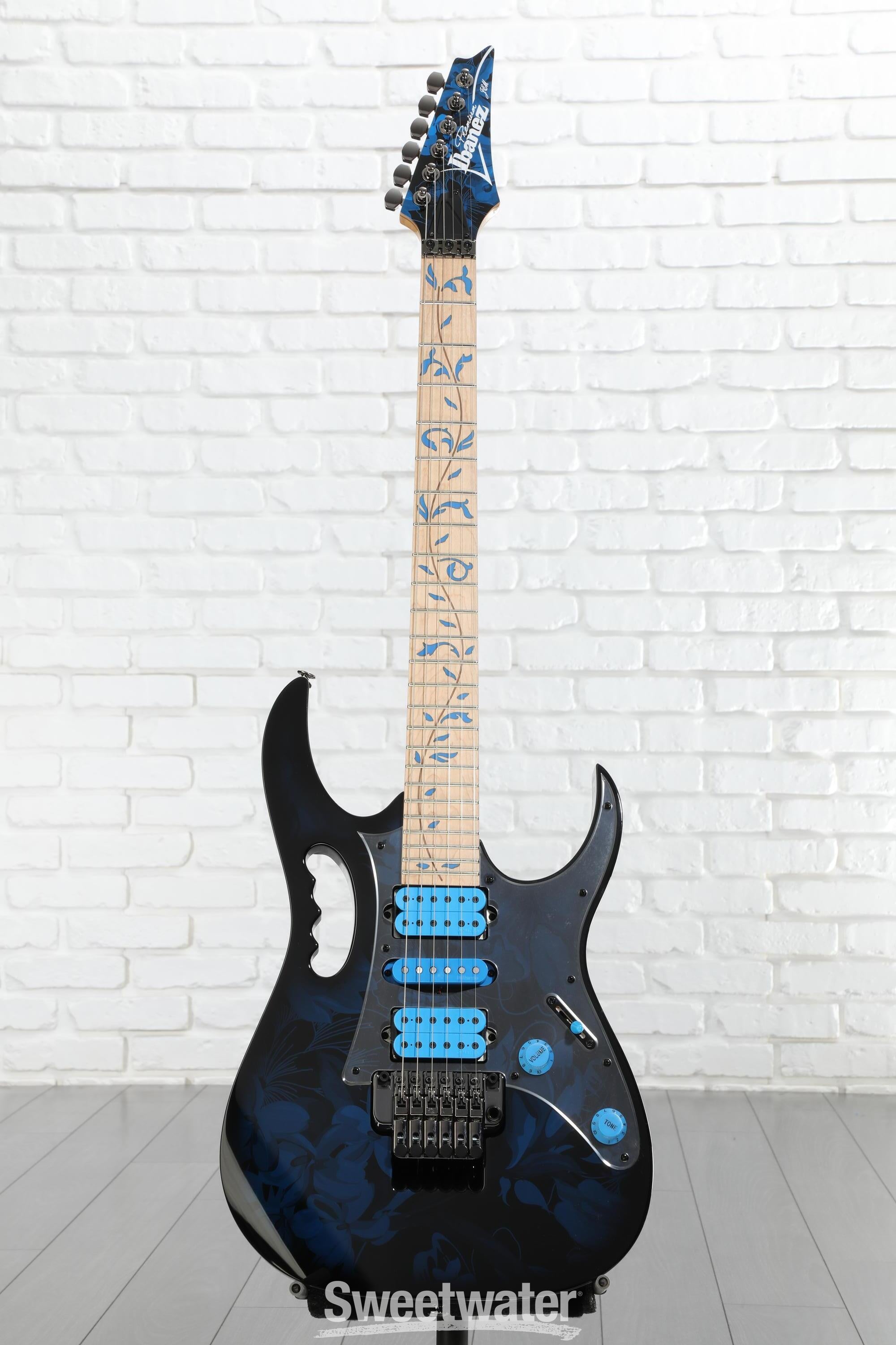 Ibanez Steve Vai Signature JEM77 - Blue Floral Pattern | Sweetwater