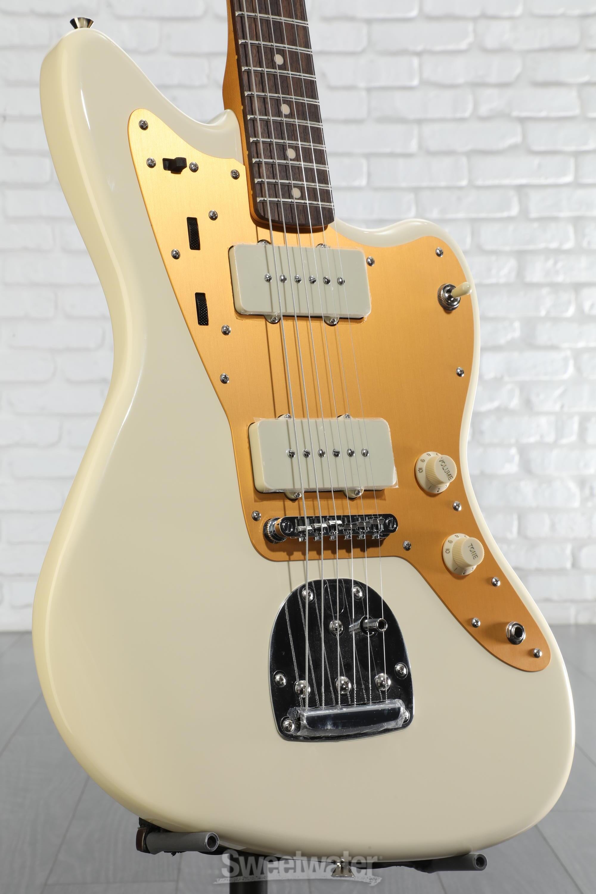 ギター Squier by Fender J Mascis Jazzmaster Squier J Mascis Jazzmaster Electric Guitar Vintage White