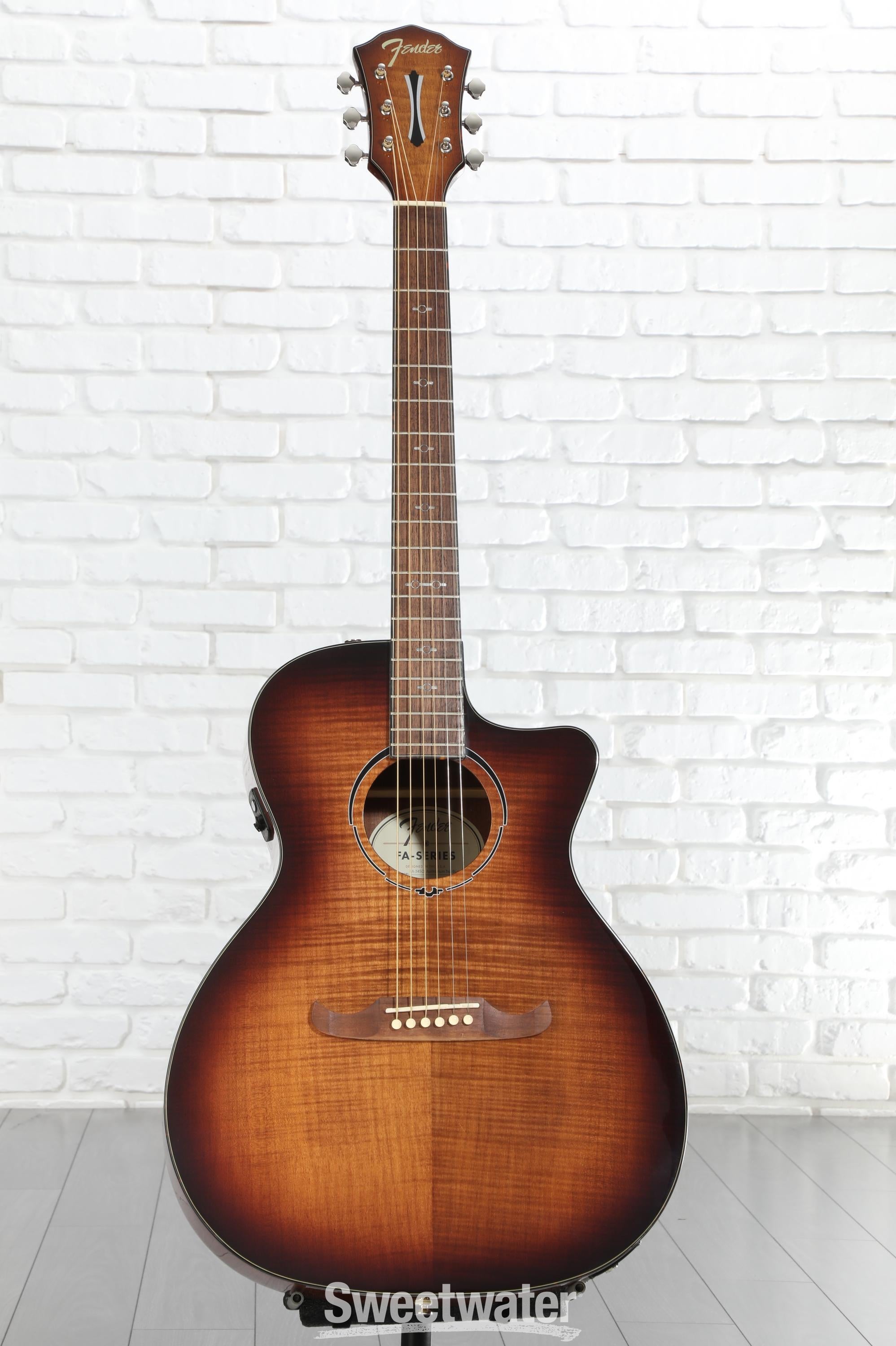 ギター FENDER FA-345CE Auditorium Amazon.com: Fender FA-345CE Auditorium Cutaway Acoustic Guitar