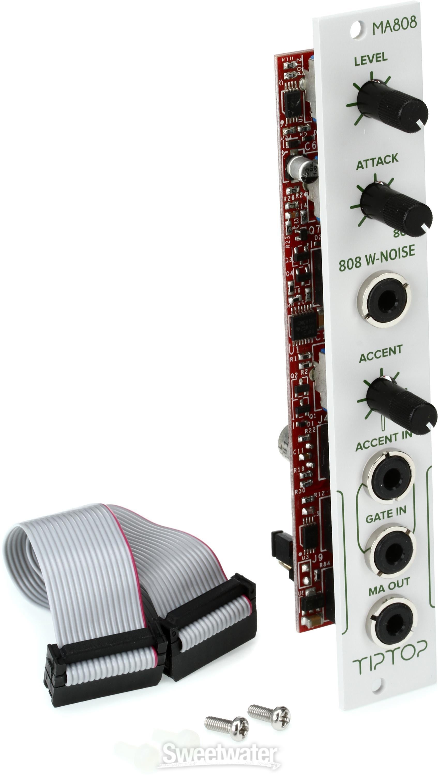 Tiptop Audio MA808 Eurorack Maracas Module - White | Sweetwater