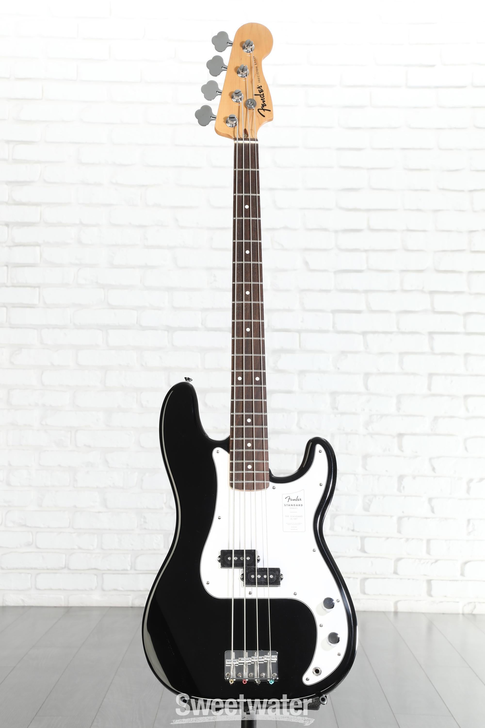 Fender Standard Precision Bass - Black, Laurel Fingerboard