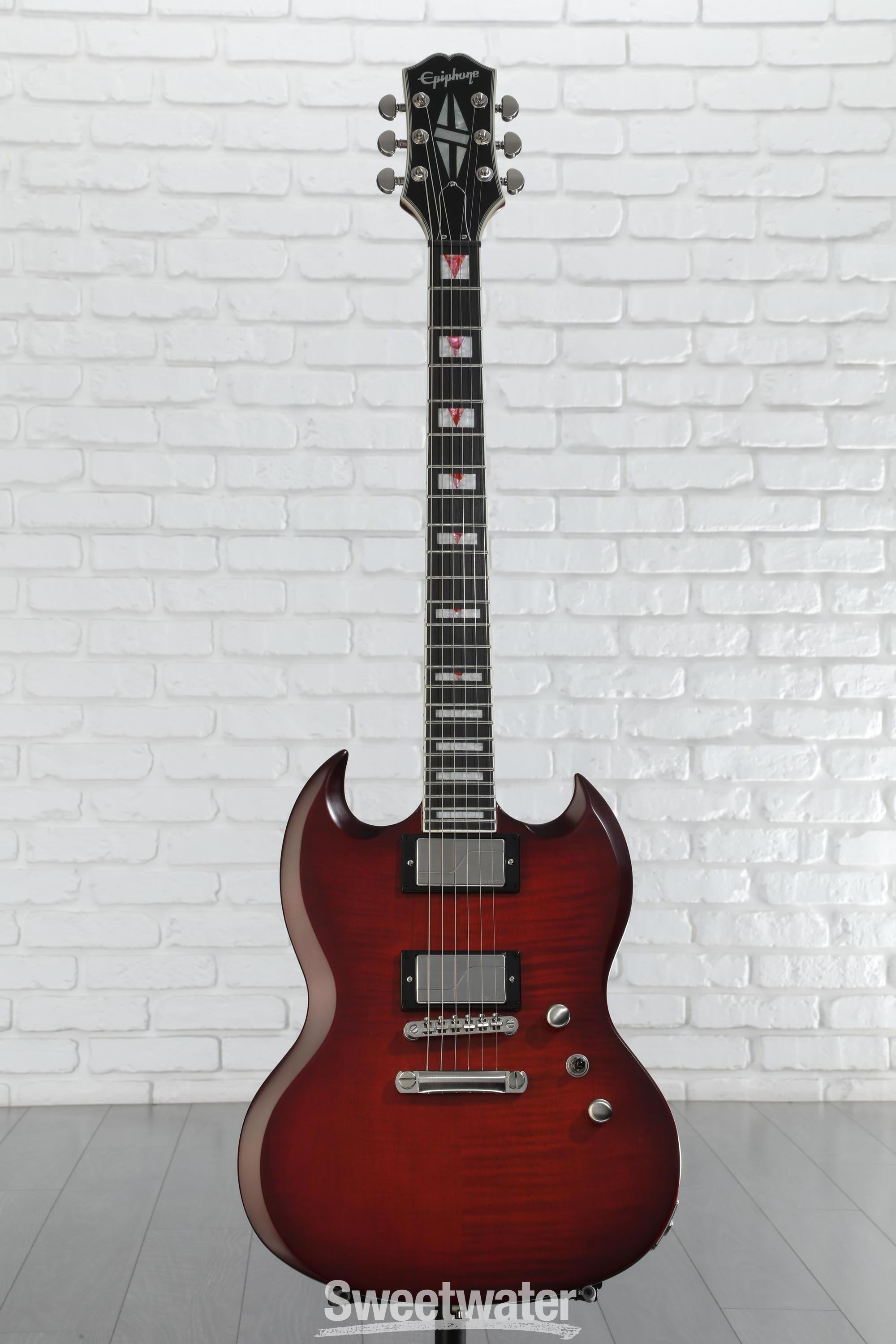 エピフォンSG Epiphone SG Prophecy Electric Guitar - Aged Bengal Tiger