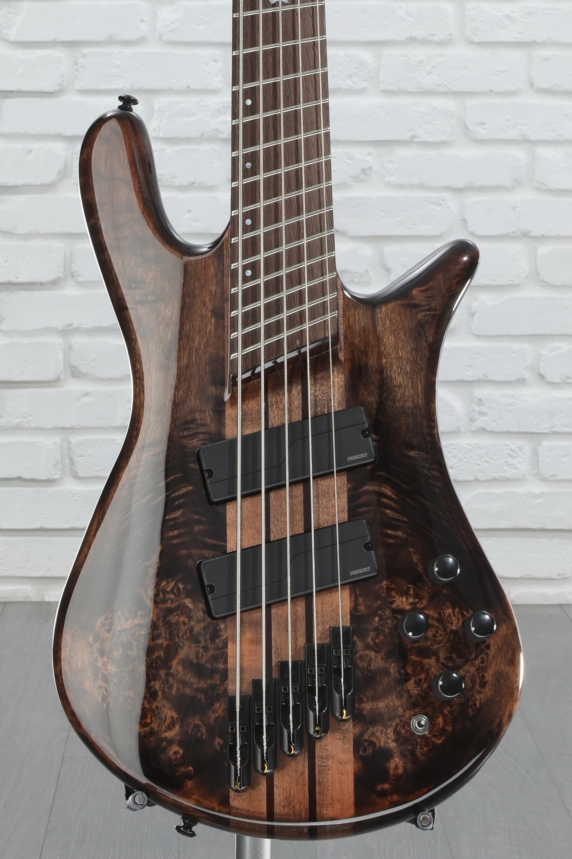 Spector NS Dimension 5 Bass Guitar - Super Faded Black Gloss