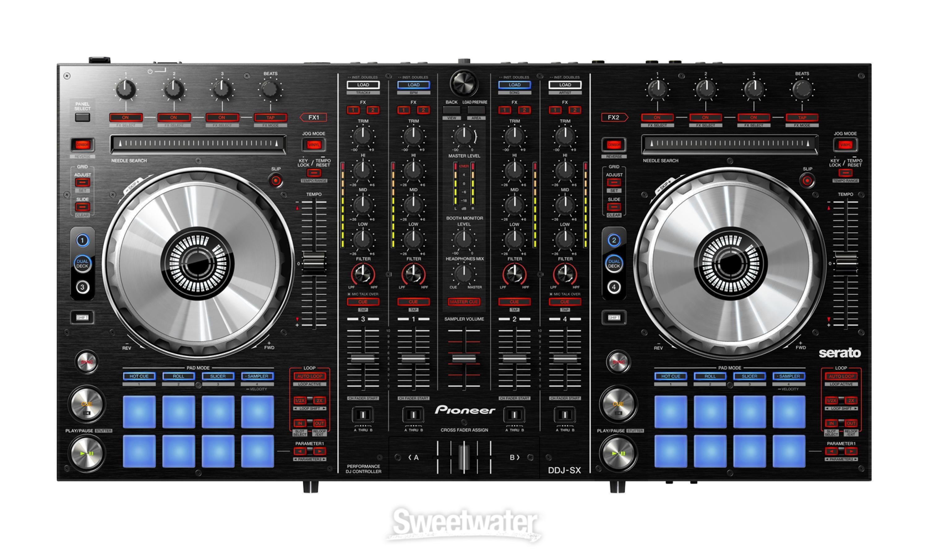 Pioneer DJ DDJ-SX Serato DJ Controller | Sweetwater
