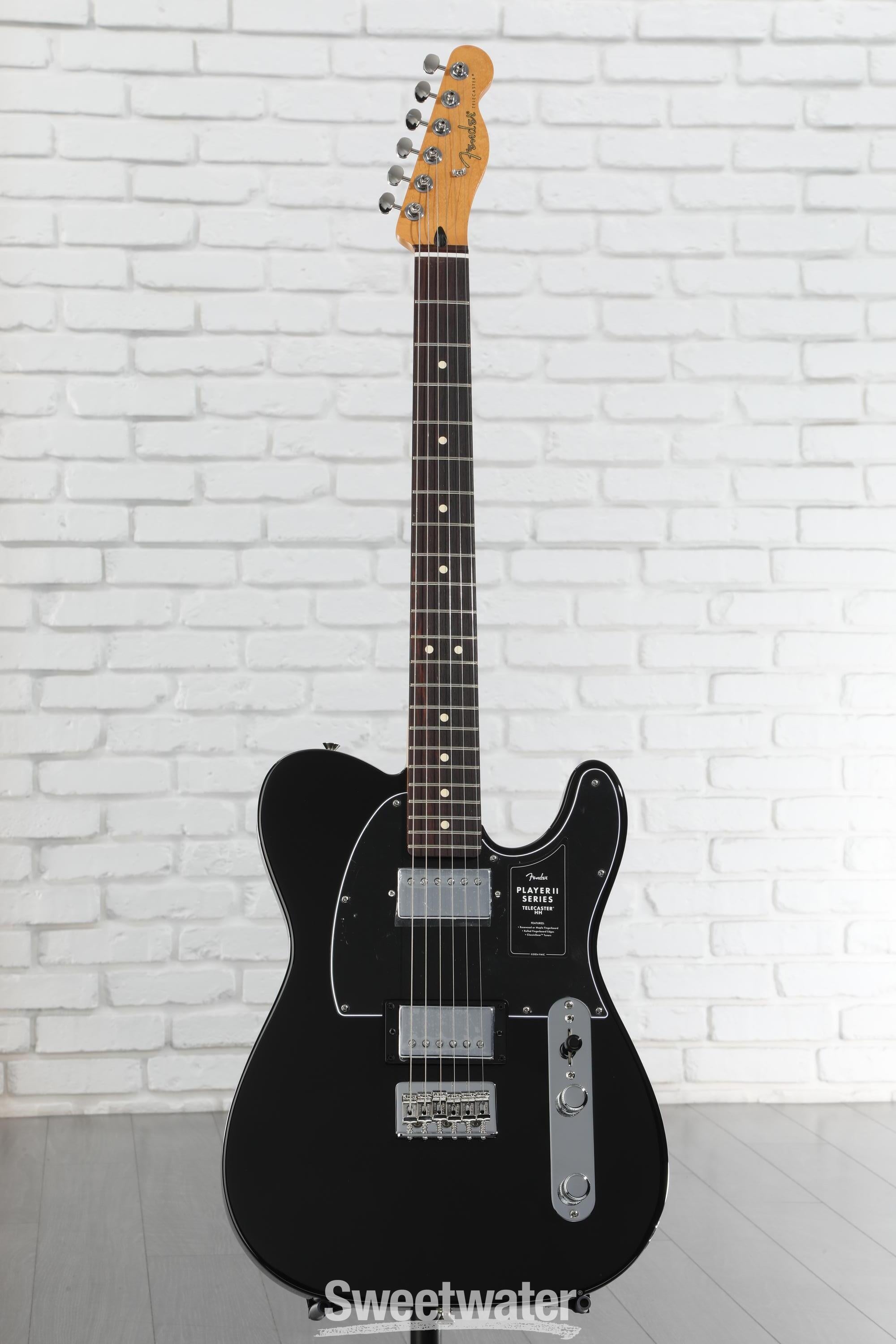 ギター Fender Player II Telecaster Black Maple Fender Player II Telecaster Maple Fingerboard Electric