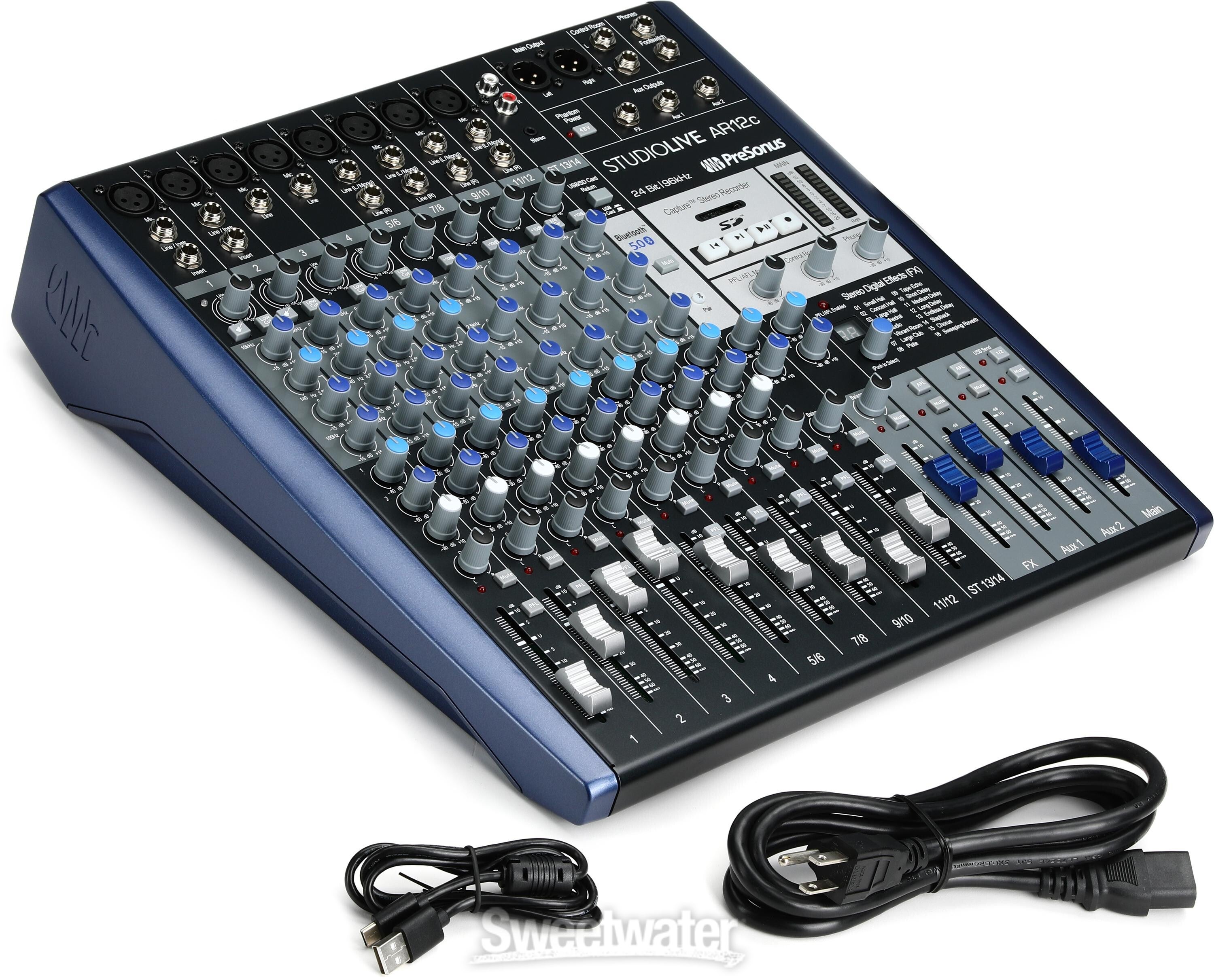 PreSonus StudioLive AR12c Mixer and Audio Interface with Effects