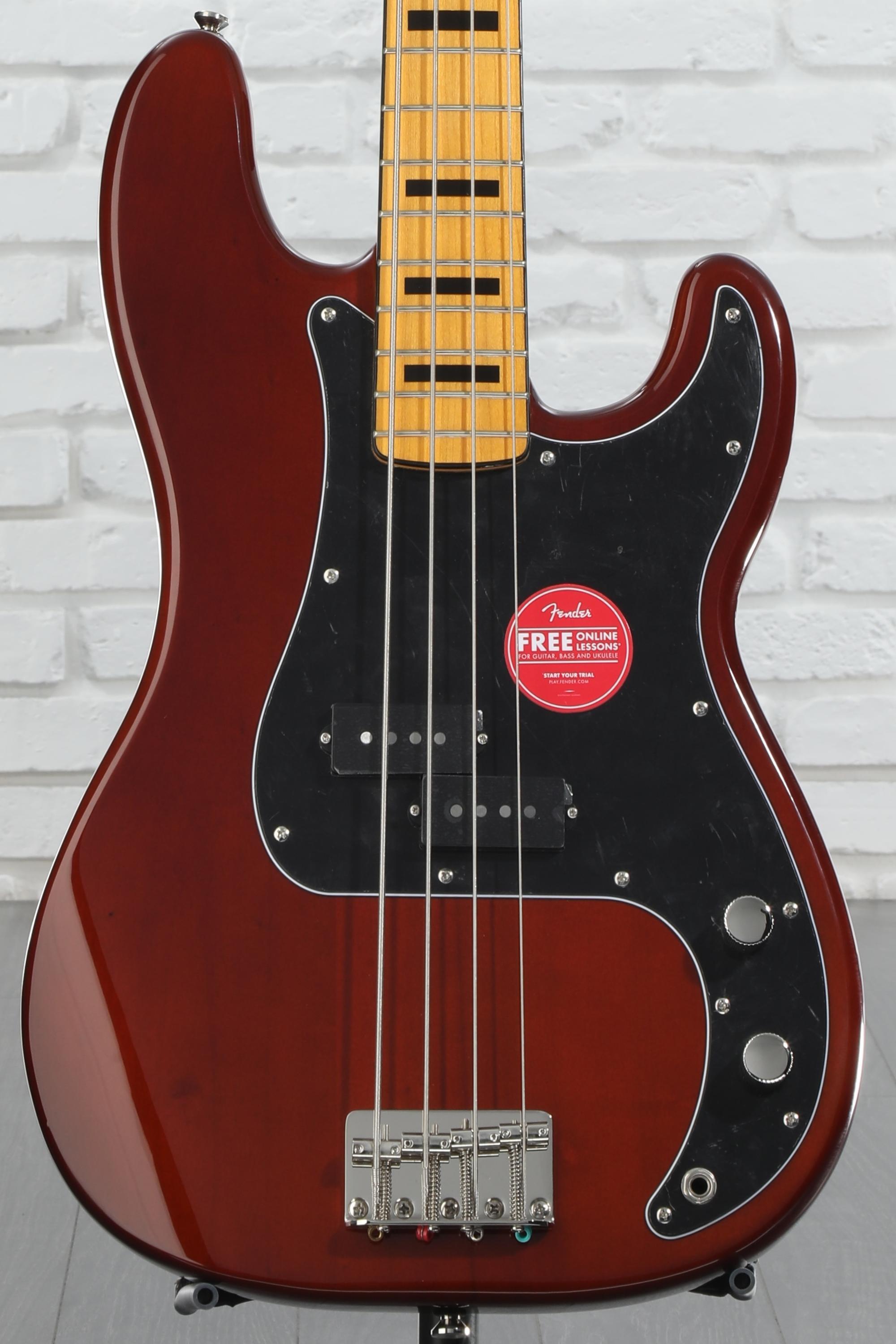 Squier Classic Vibe ‘70s Precision Bass Amazon.com: Squier Classic Vibe 70s Precision Bass, Walnut